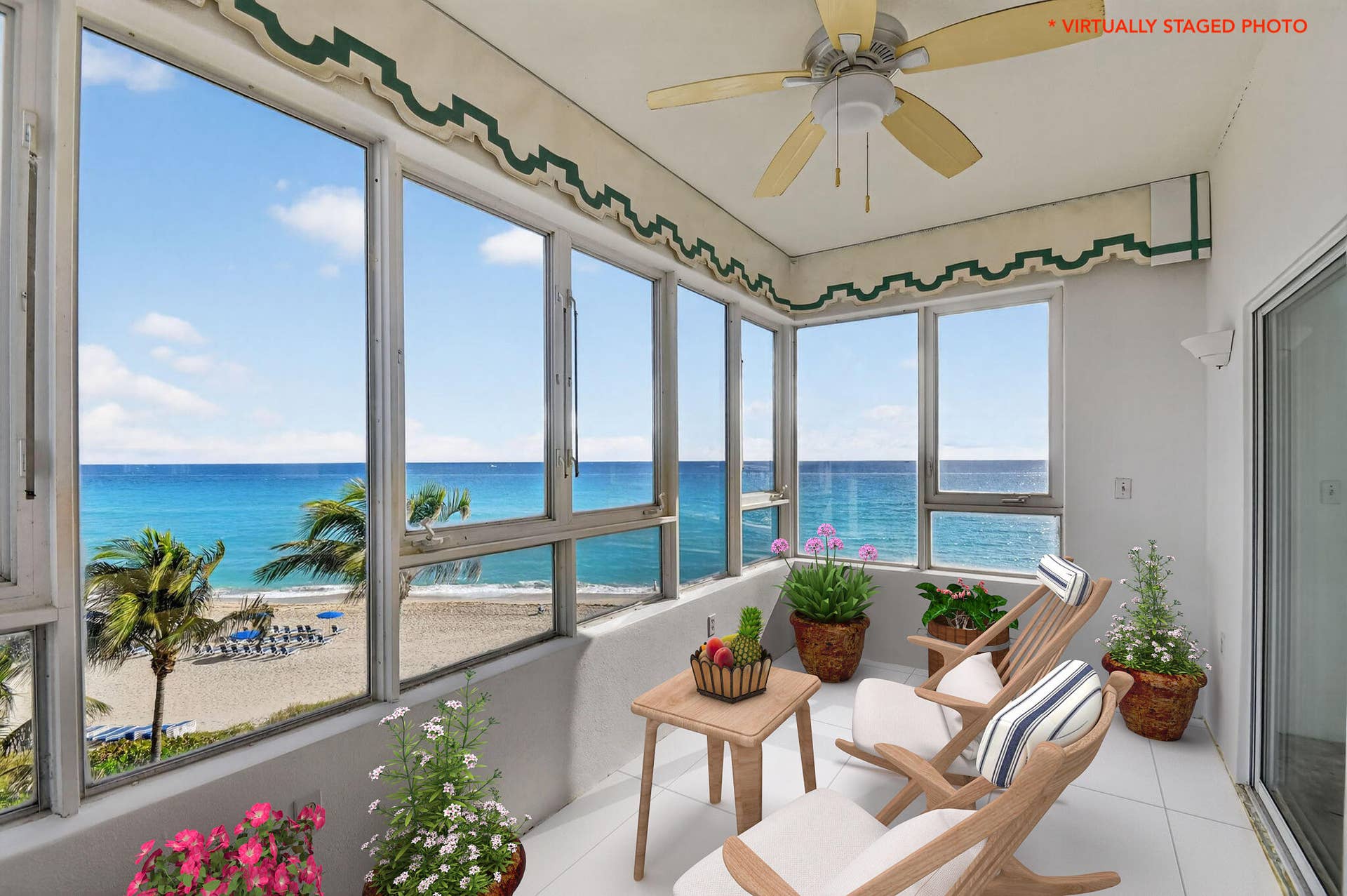 2850 S Ocean Boulevard, #PH-514, Palm Beach, FL 33480 VIRTUAL BALCONY : SUN ROOM