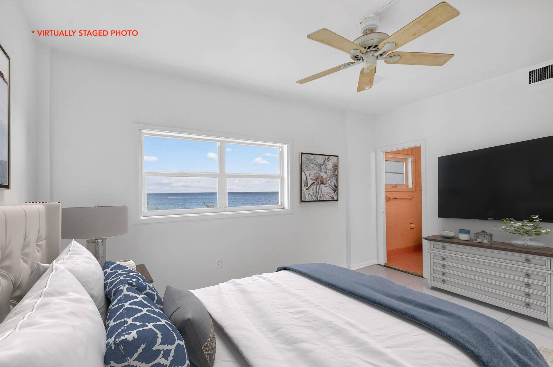 2850 S Ocean Boulevard, #PH-514, Palm Beach, FL 33480 VIRTUAL MASTER BEDROOM