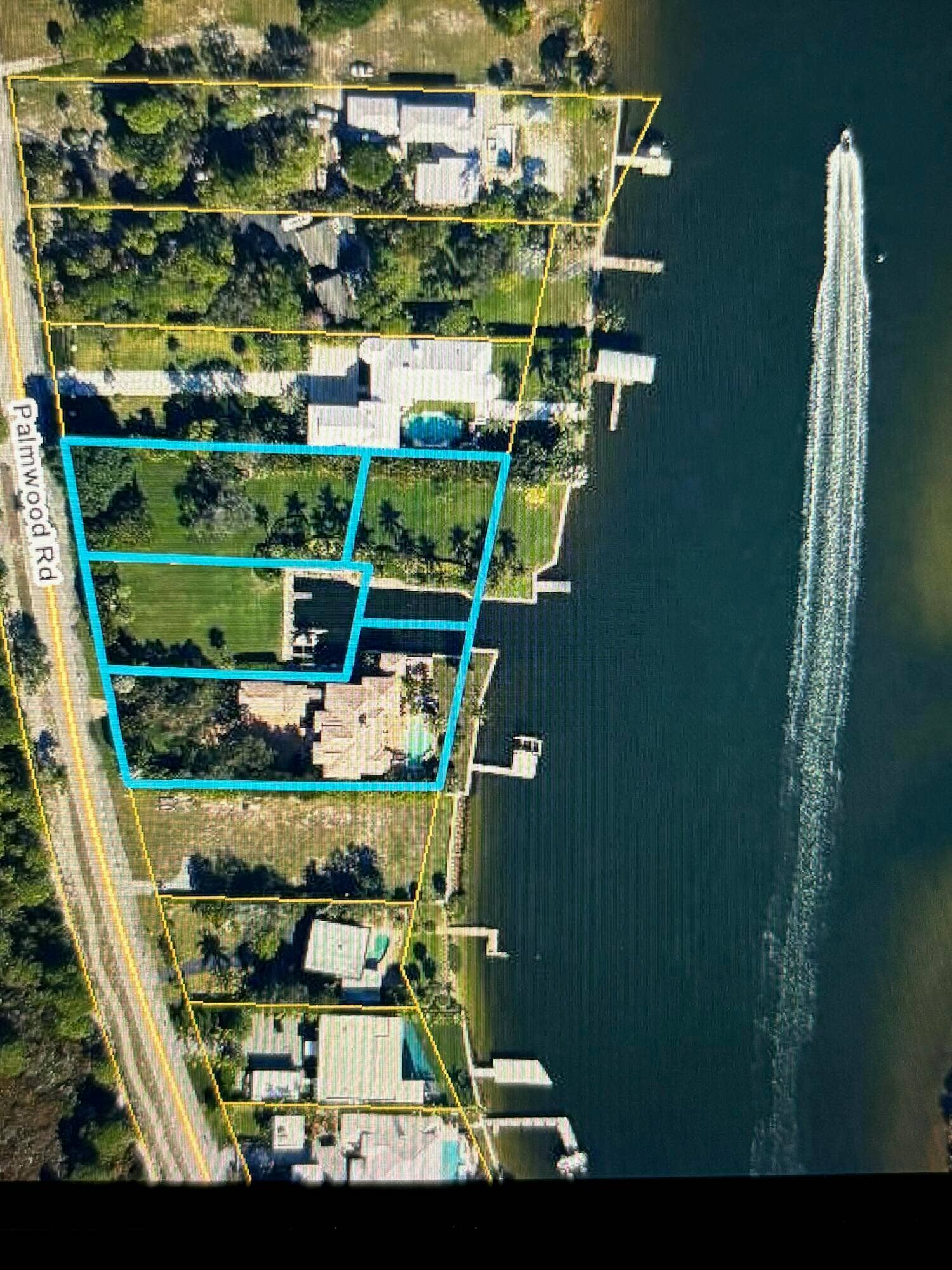 14898 PALMWOOD Road, Palm Beach Gardens, FL 33410 the two north parcels can be sold separately, or all 4 can create a perfect yachting compound...