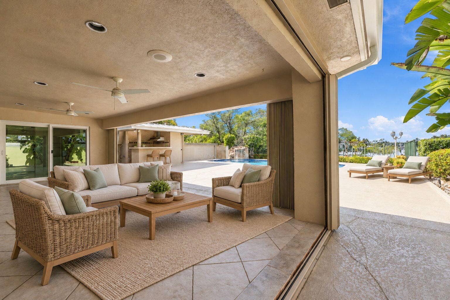 352 River Edge Road, Jupiter, FL 33477 Virtually Staged CoveredPatio