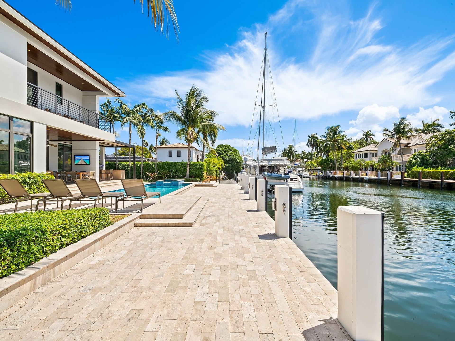 301 NE 23RD Avenue, Fort Lauderdale, FL 33305 80' of Waterfront Dockage for the yachting enthusiast. No fixed bridges. Direct ocean access