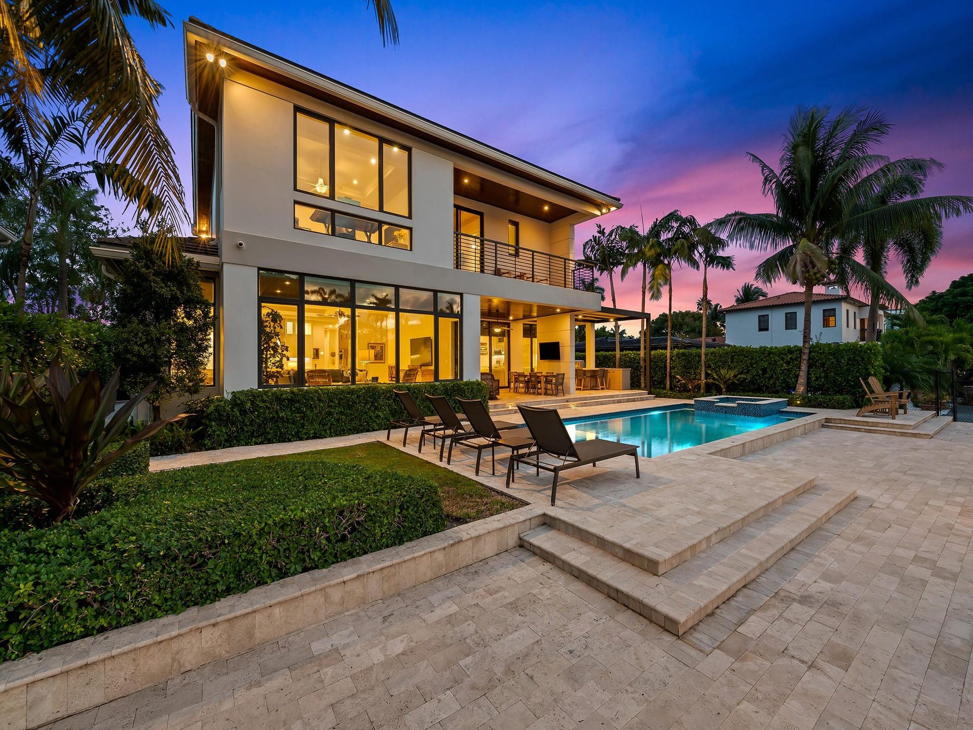 301 NE 23RD Avenue, Fort Lauderdale, FL 33305 Vibrant skies create the perfect backdrop for peaceful evenings and outdoor gatherings