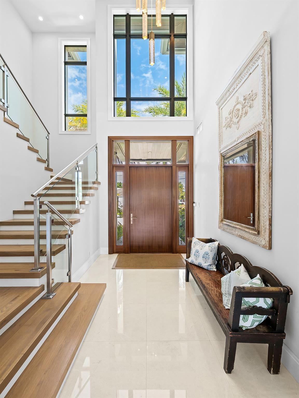301 NE 23RD Avenue, Fort Lauderdale, FL 33305 The elegant foyer sets the tone for the sophistication throughout the home