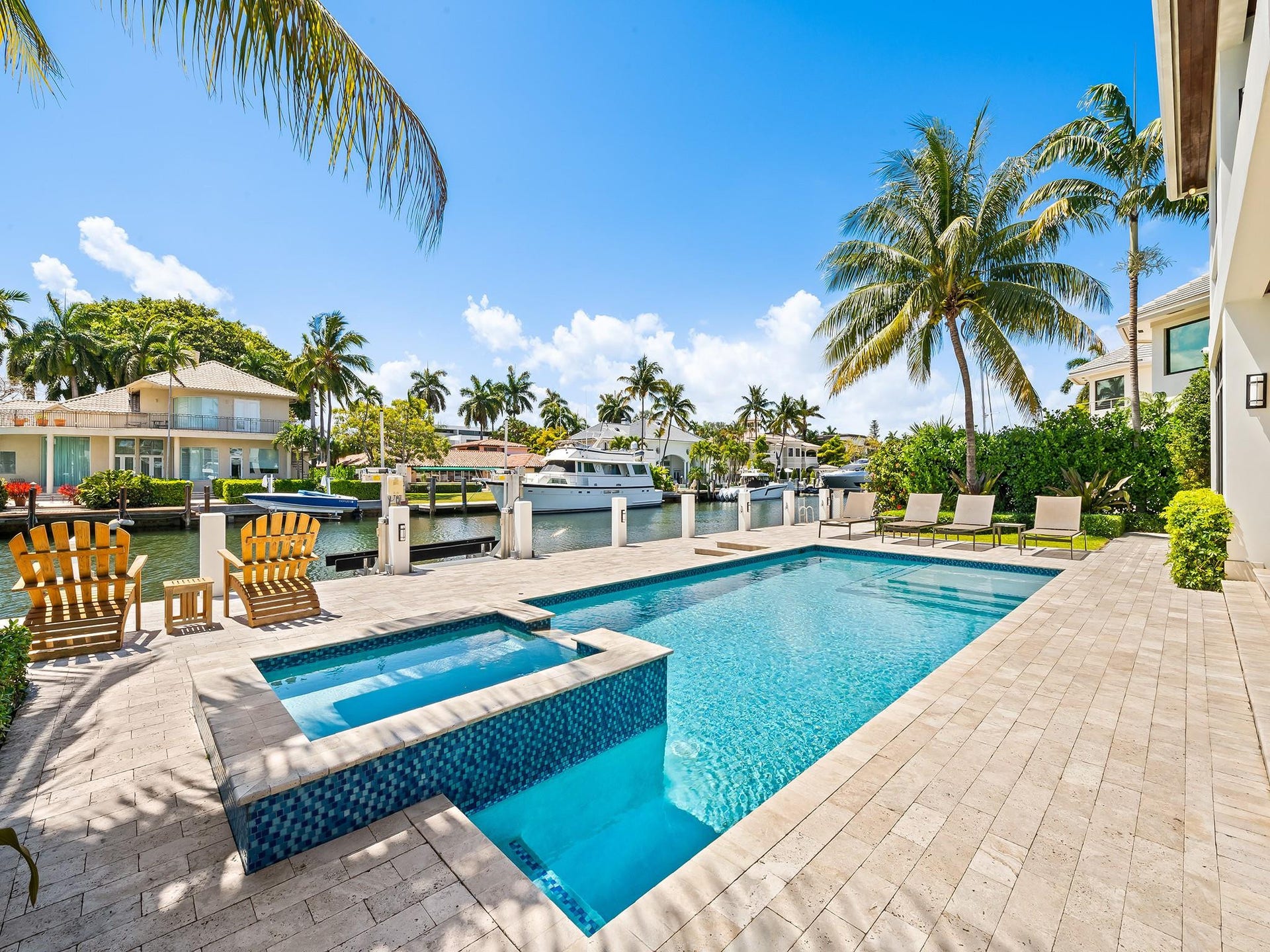 301 NE 23RD Avenue, Fort Lauderdale, FL 33305 Fantastic view from your summer kitchen.