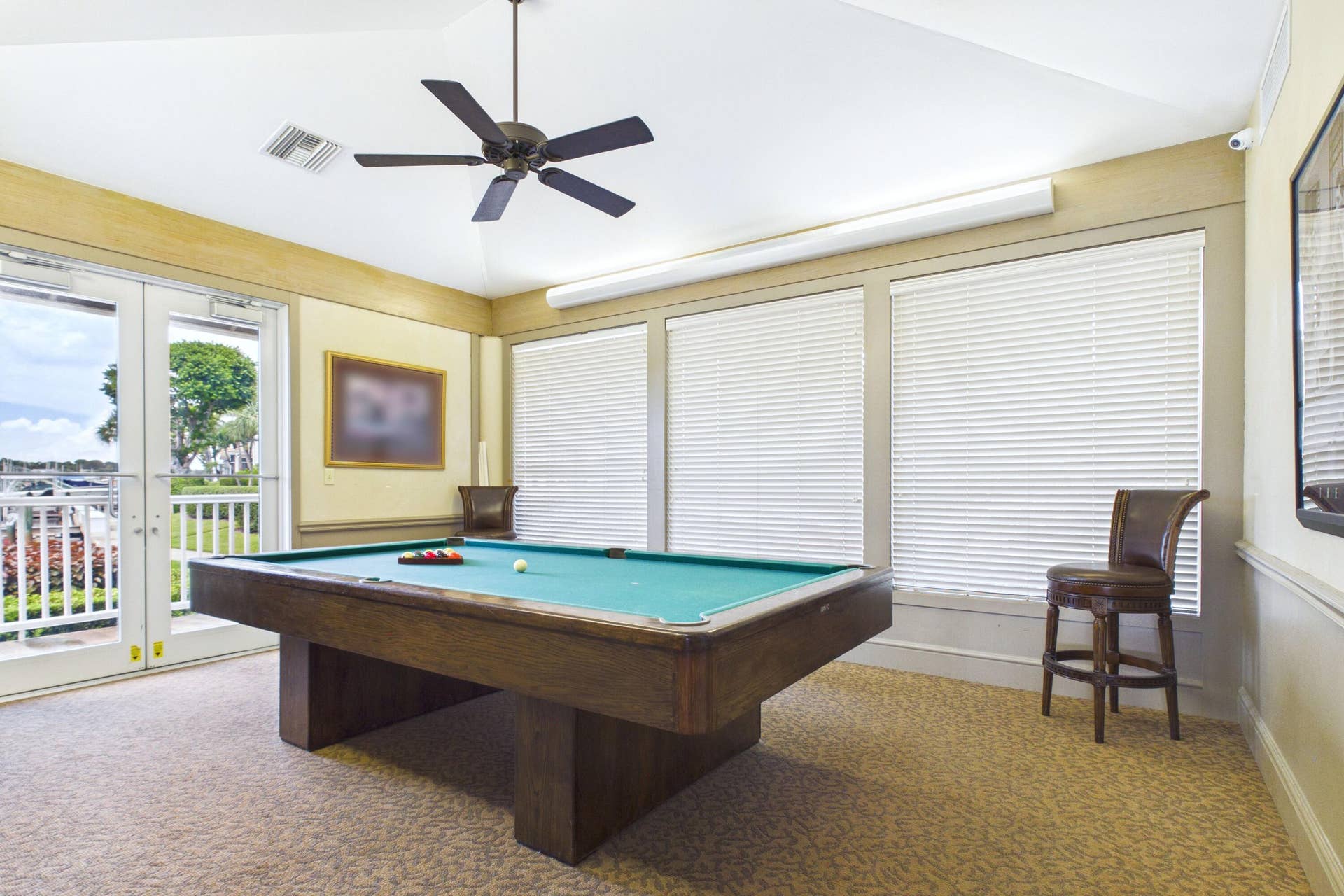 412 Coral Cove Drive, North Palm Beach, FL 33408 Marina Clubhouse Billards room