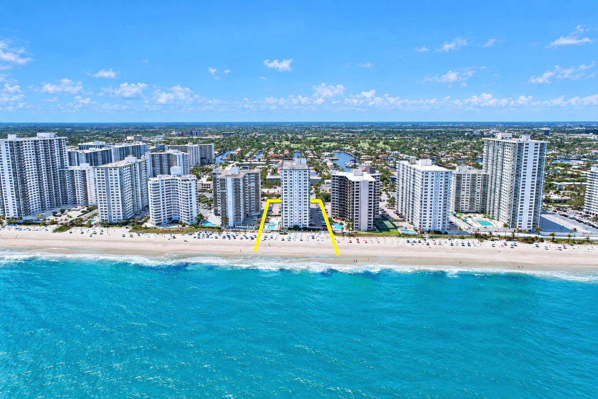 3750 Galt Ocean Drive, #Unit 1710, Fort Lauderdale, FL 33308 Aerial Shot of Regency Tower South