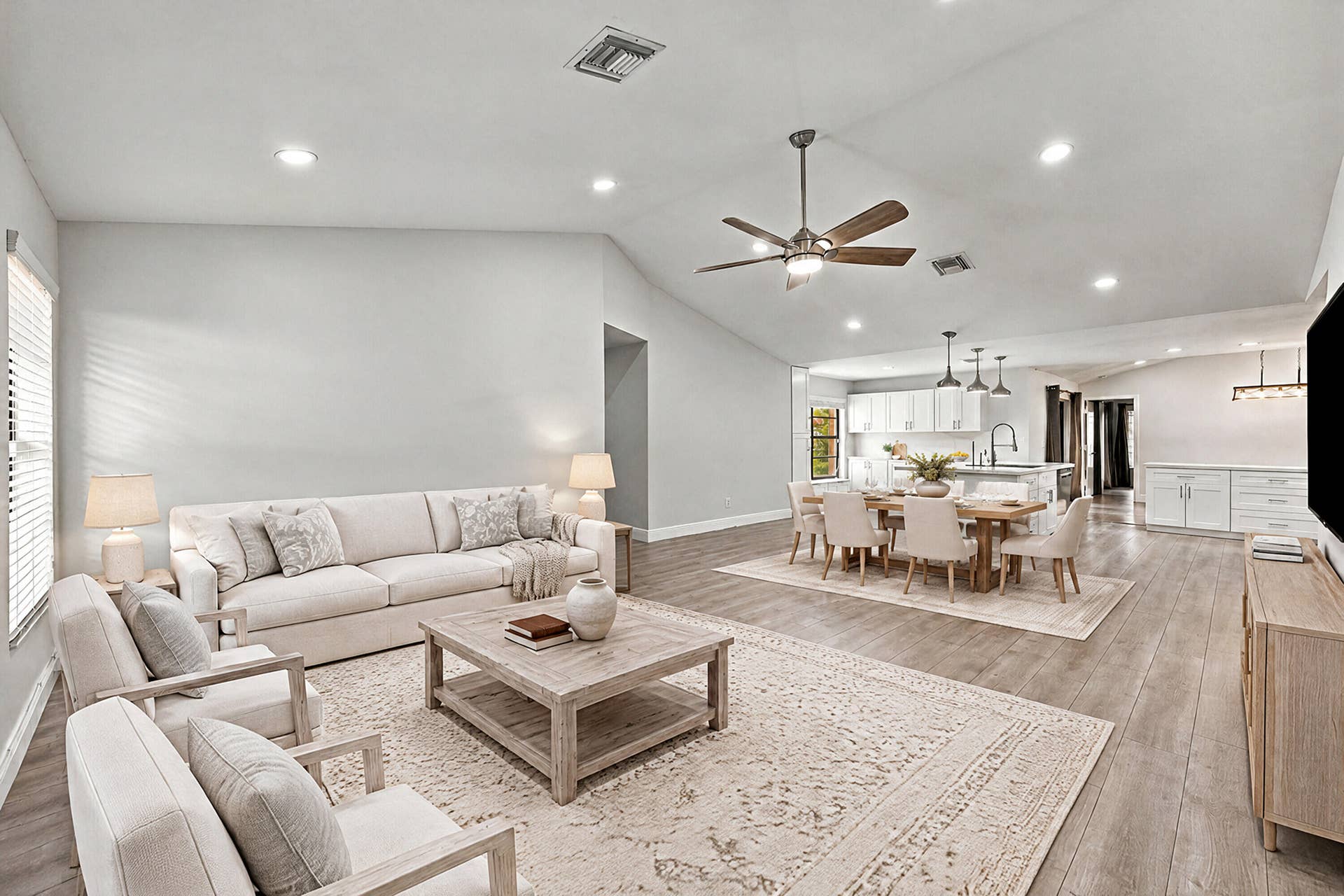 9255 NW 18TH Street, Plantation, FL 33322 Staged Family Room