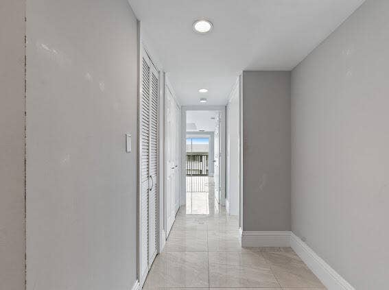 155 YACHT CLUB Drive, #408, North Palm Beach, North Palm Beach, FL 33408 Hallway Leading to Master Bedroom (washer and dryer are down this hall)
