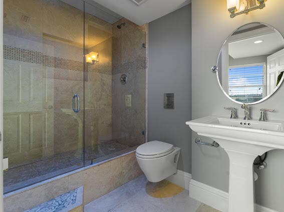 155 YACHT CLUB Drive, #408, North Palm Beach, North Palm Beach, FL 33408 2nd Bathroom Shower