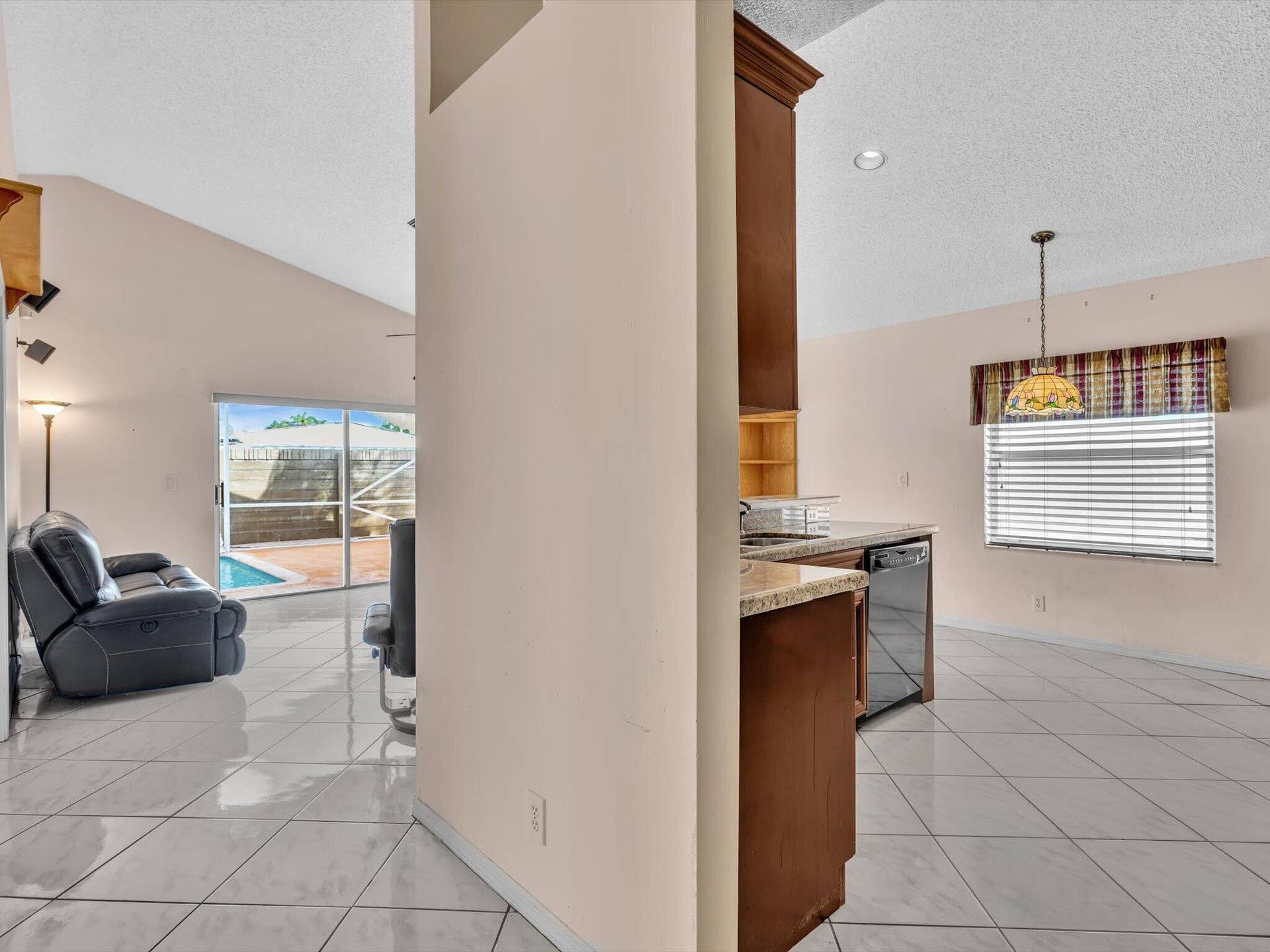 12535 SW 7th Place, Davie, FL 33325 kitchen / living room