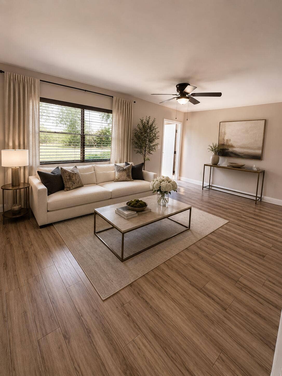 Living room Staged