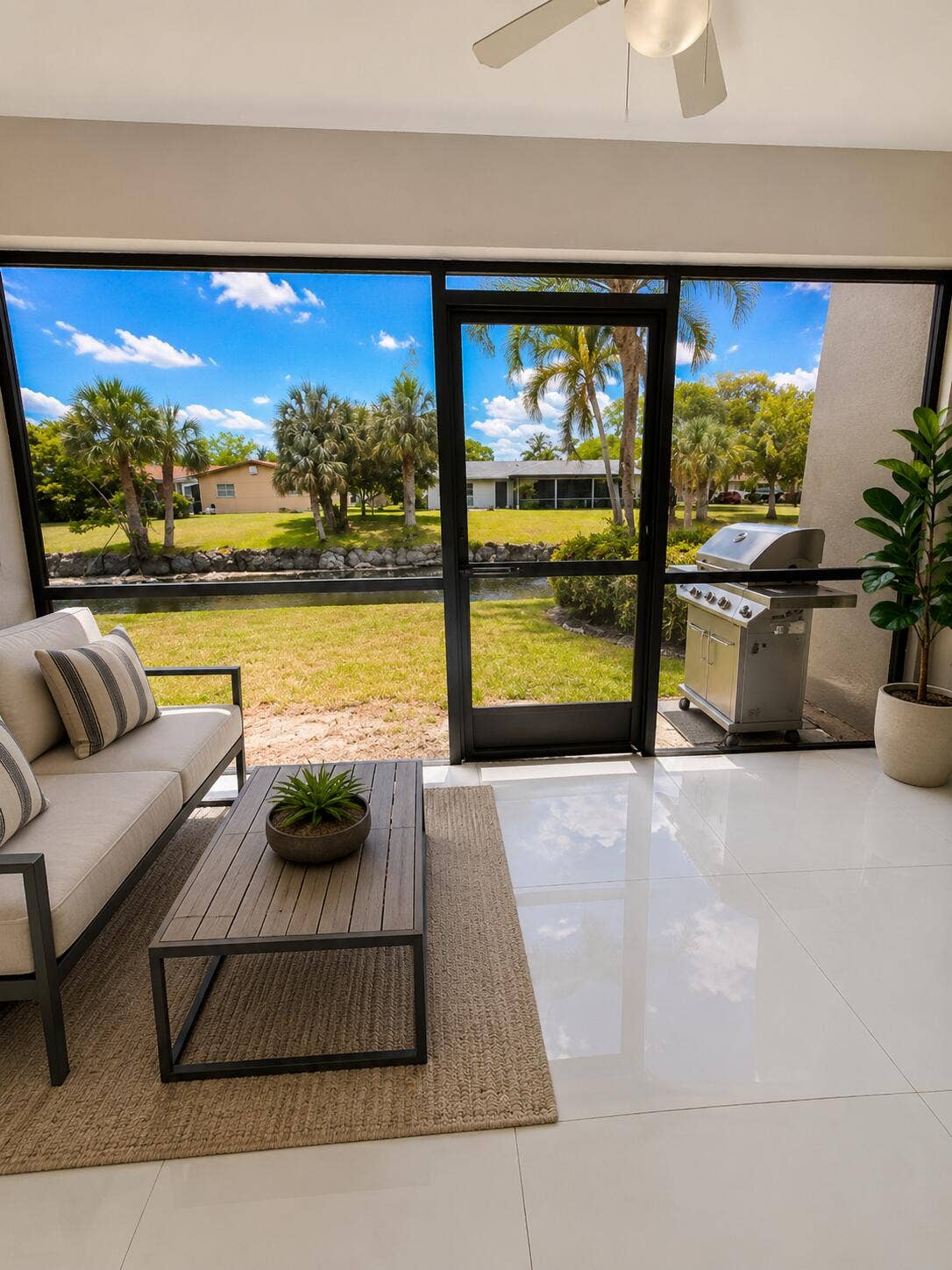 Downstairs Patio