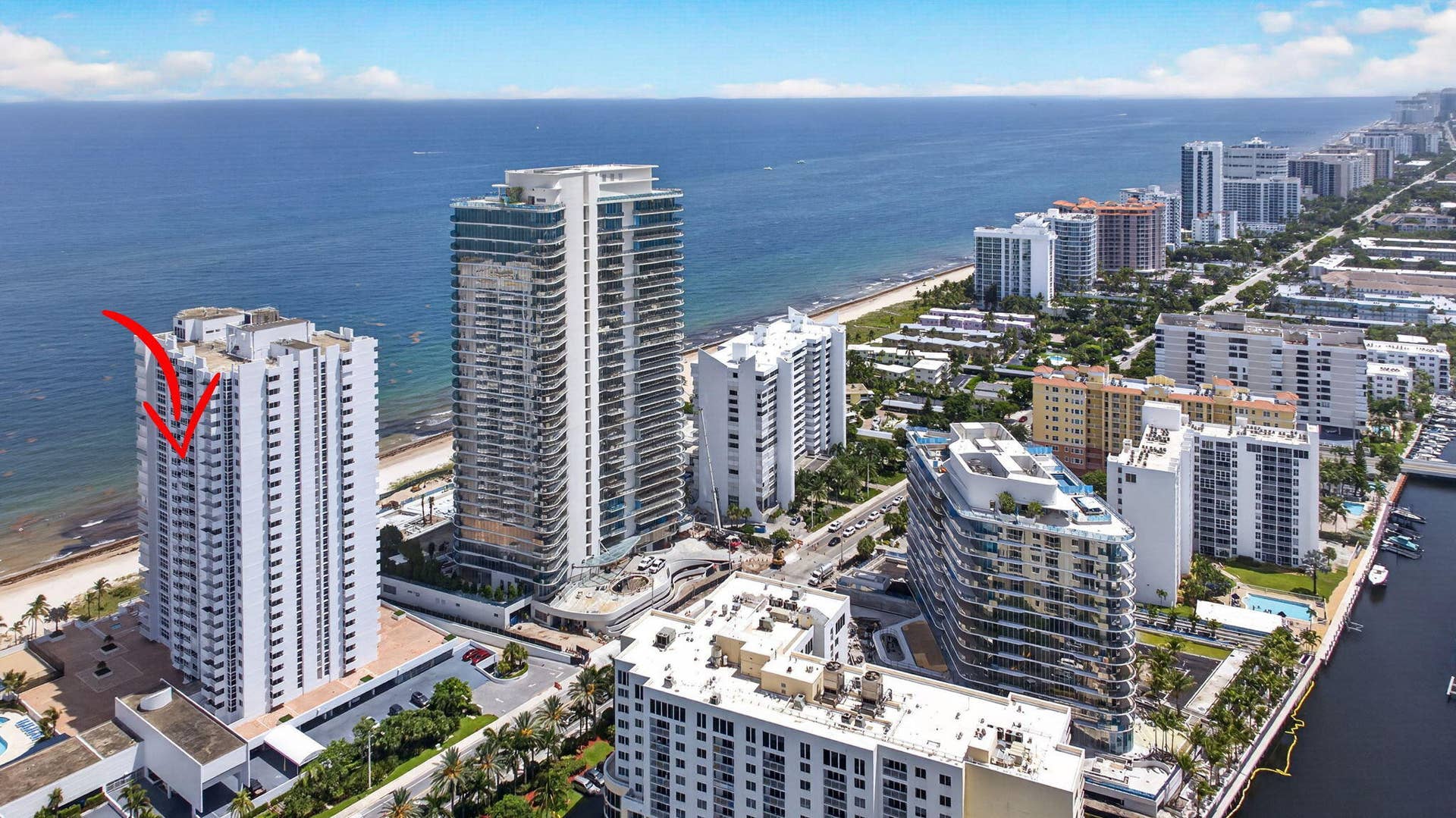 1370 S OCEAN Boulevard, #1705, Pompano Beach, Pompano Beach, FL 33062 Northwest Corner