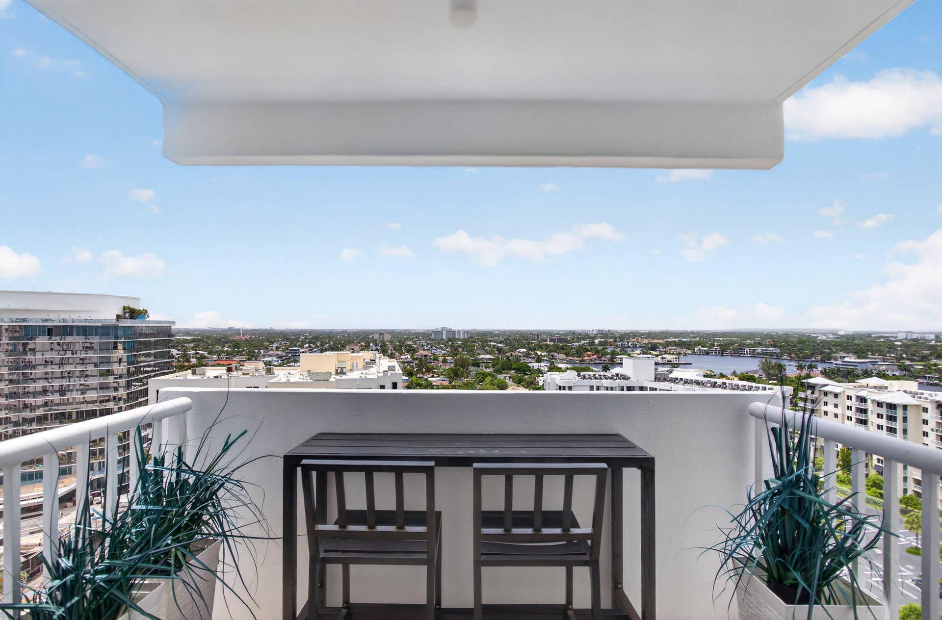 1370 S OCEAN Boulevard, #1705, Pompano Beach, Pompano Beach, FL 33062 City and Intracoastal Balcony 1