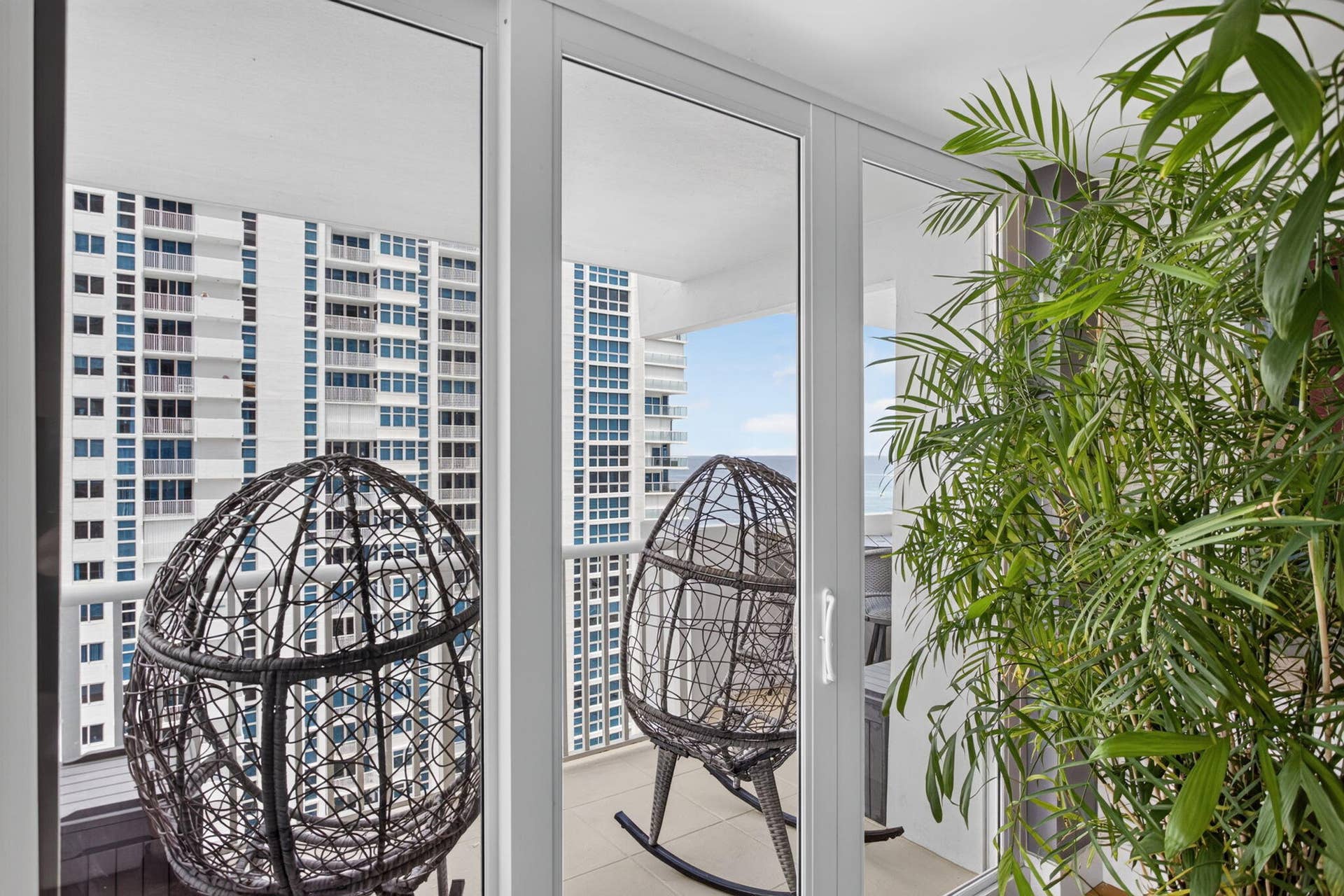 1370 S OCEAN Boulevard, #1705, Pompano Beach, Pompano Beach, FL 33062 Balcony off of the living room