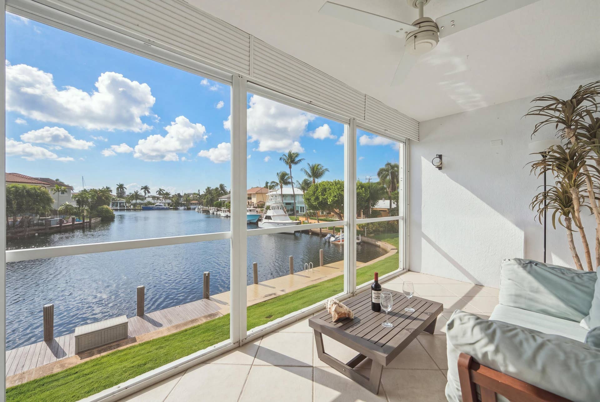 2330 NE 36th Street, #11, Lighthouse Point, FL 33064 Glorious Canal View