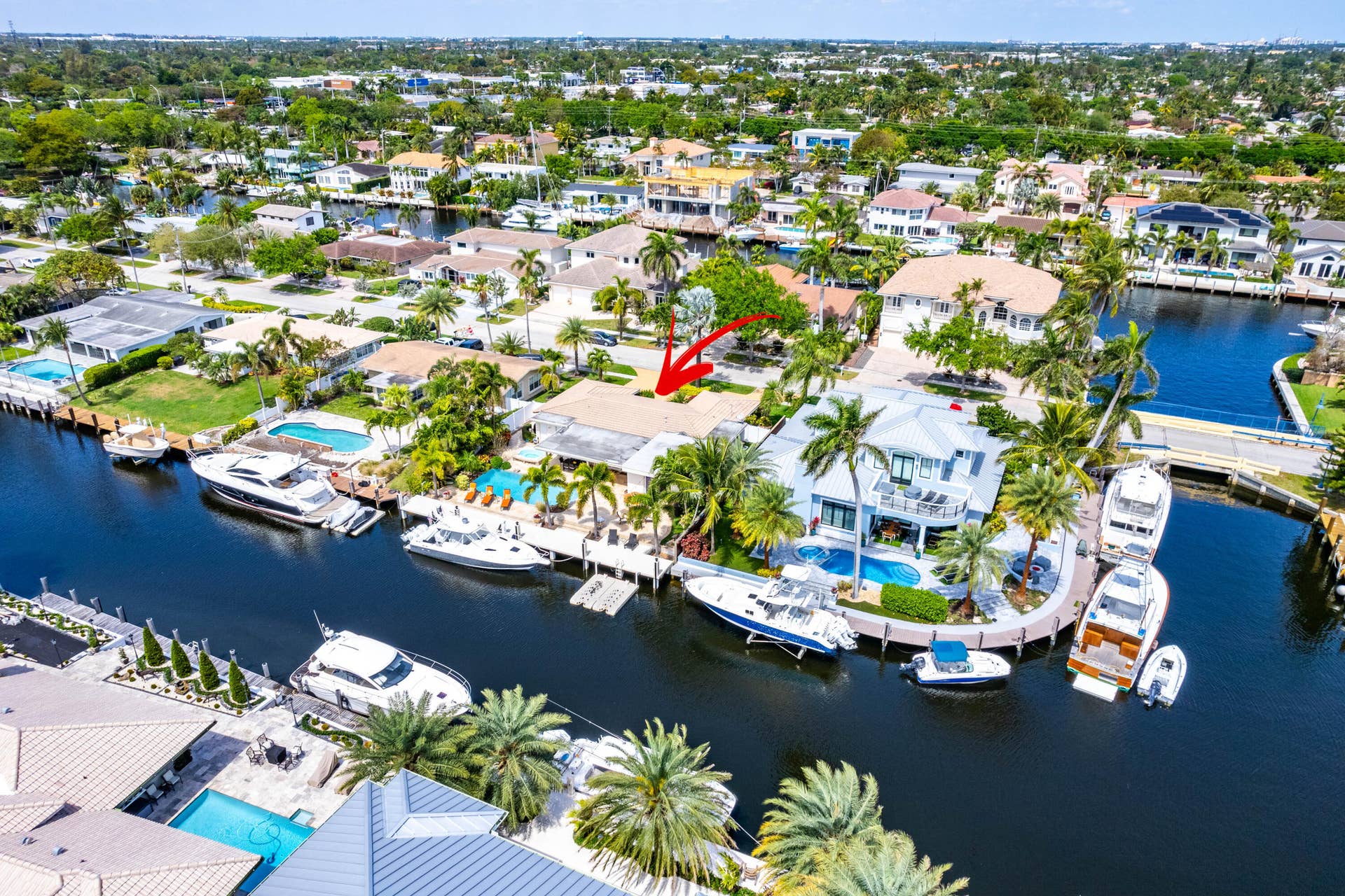 2330 NE 48TH Street NE, Lighthouse Point, Lighthouse Point, FL 33064 Aerial view