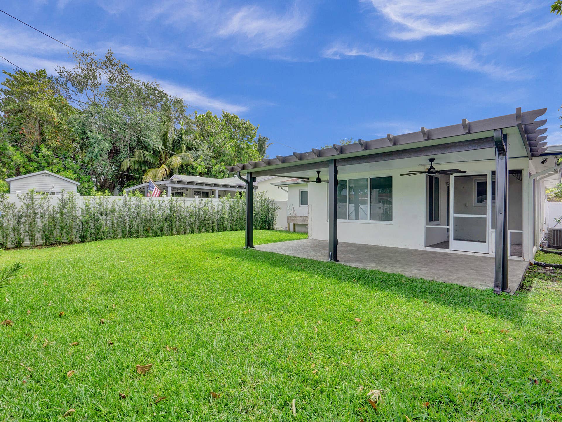 4309 JOHNSON Street, Hollywood, FL 33021 Large backyard with room for all the games you want to play