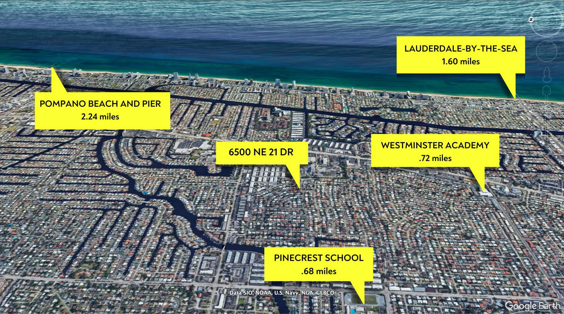 6500 NE 21ST Drive, Fort Lauderdale, FL 33308 6500 NE 21 DR POI