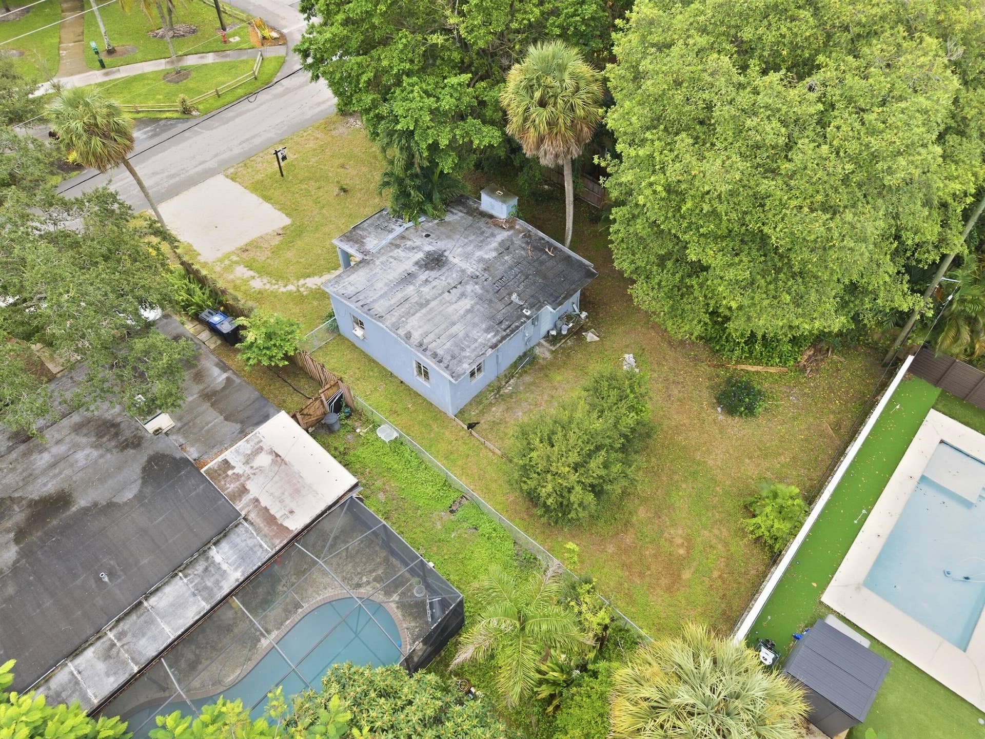 1725 SW 14th Court, Fort Lauderdale, FL 33312 Aerial View of Lot