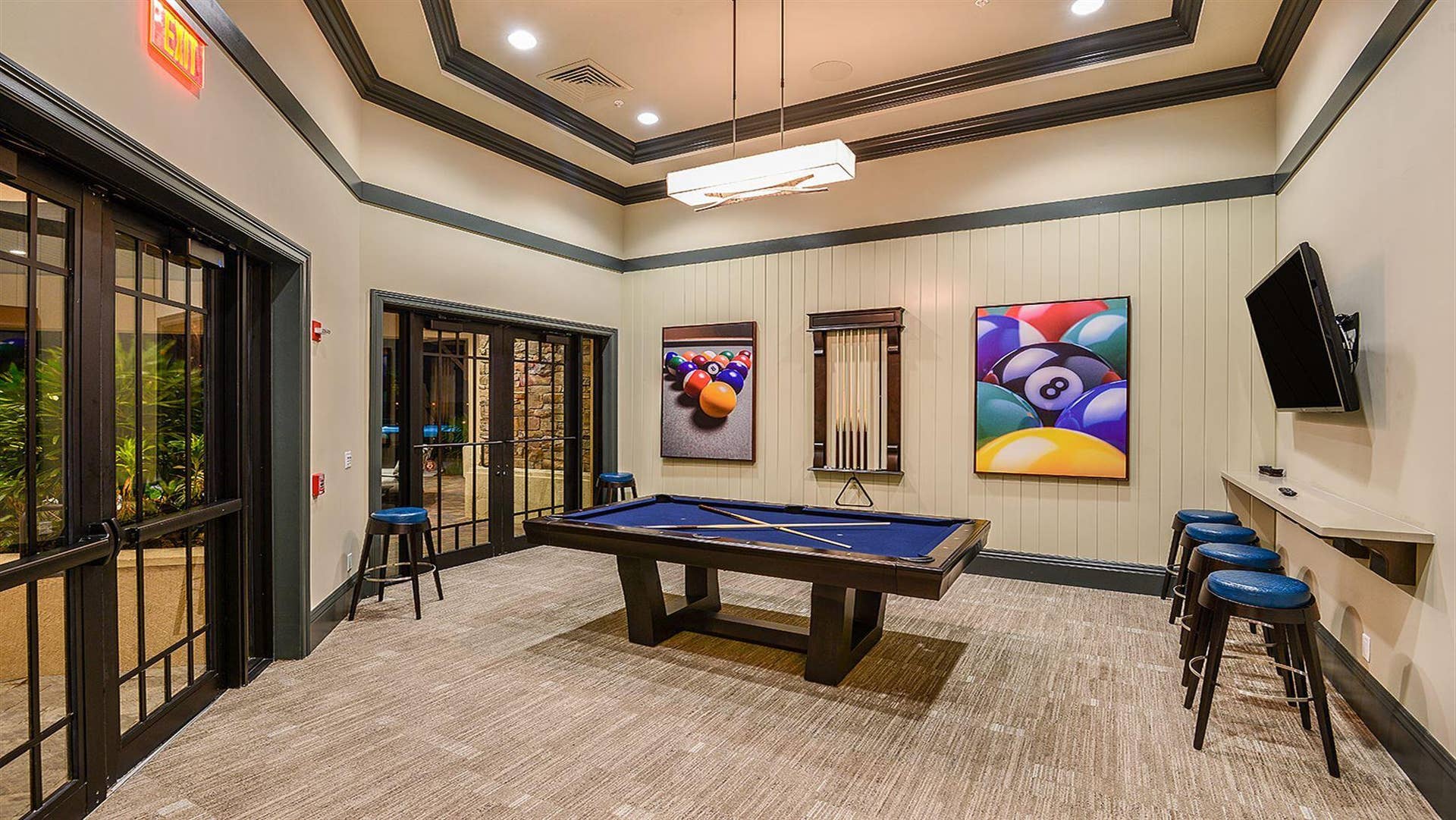 11425 WATERCREST Circle E, Parkland, FL 33076 #8 Clubhouse Billard Room