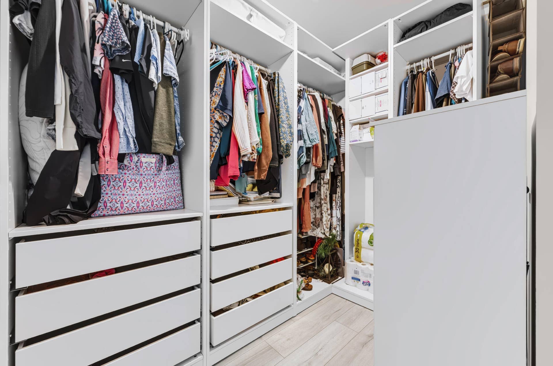 Master bedroom custom closet