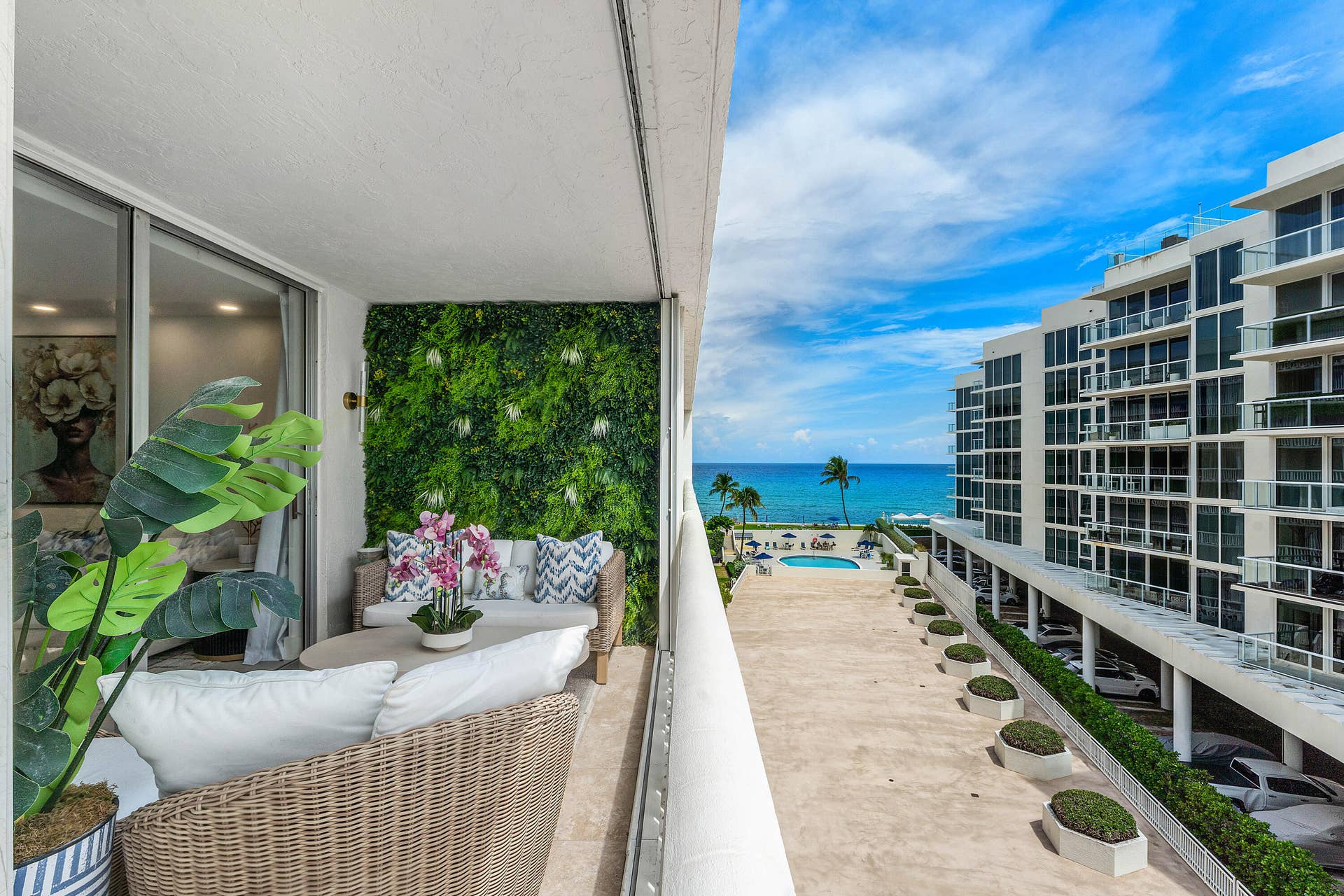 3570 S OCEAN Boulevard, #609, South Palm Beach, South Palm Beach, FL 33480 Balcony View