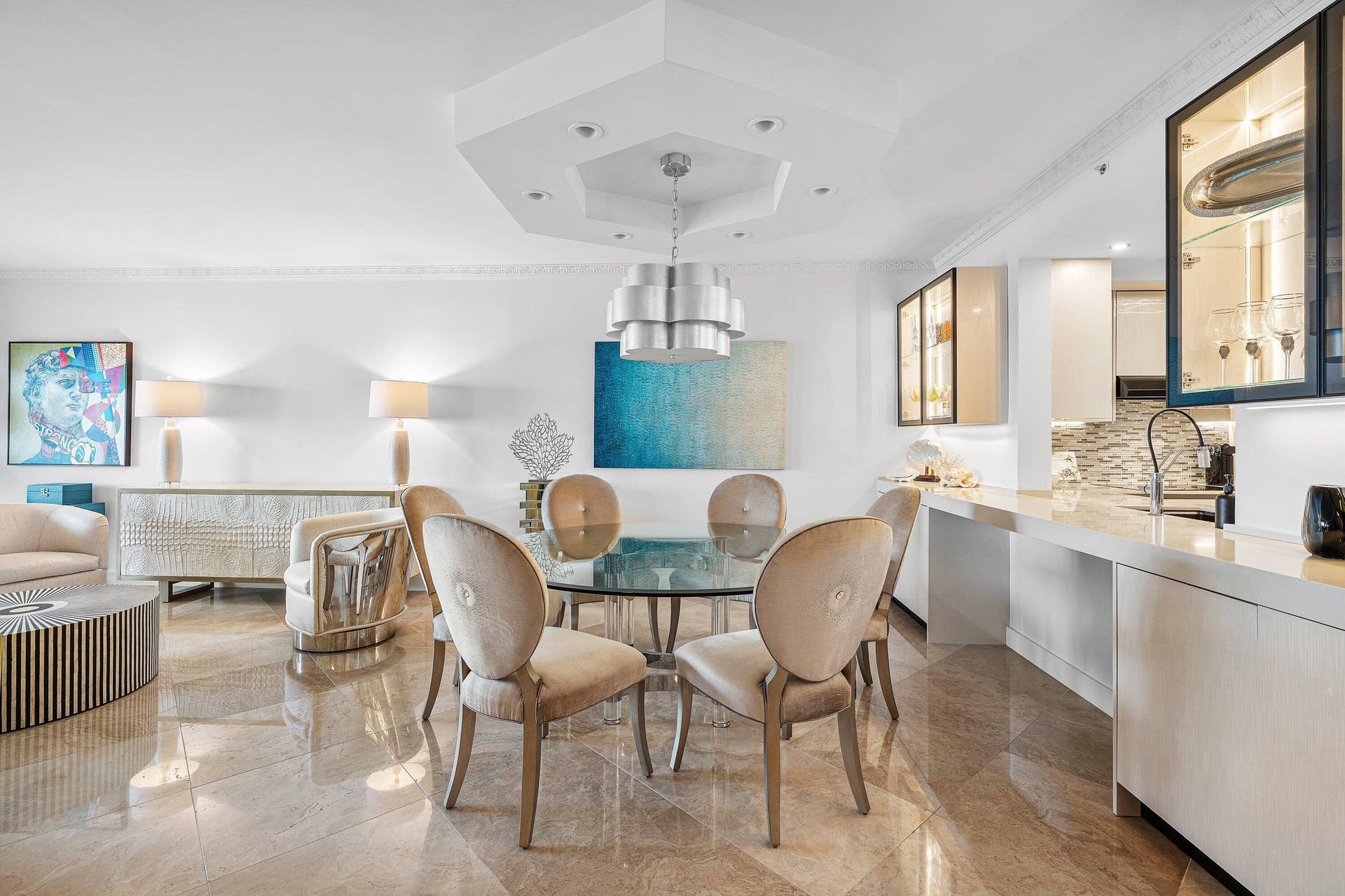 2100 N Ocean Boulevard, #19A, Fort Lauderdale, FL 33305 Designer Built-In Cabinetry