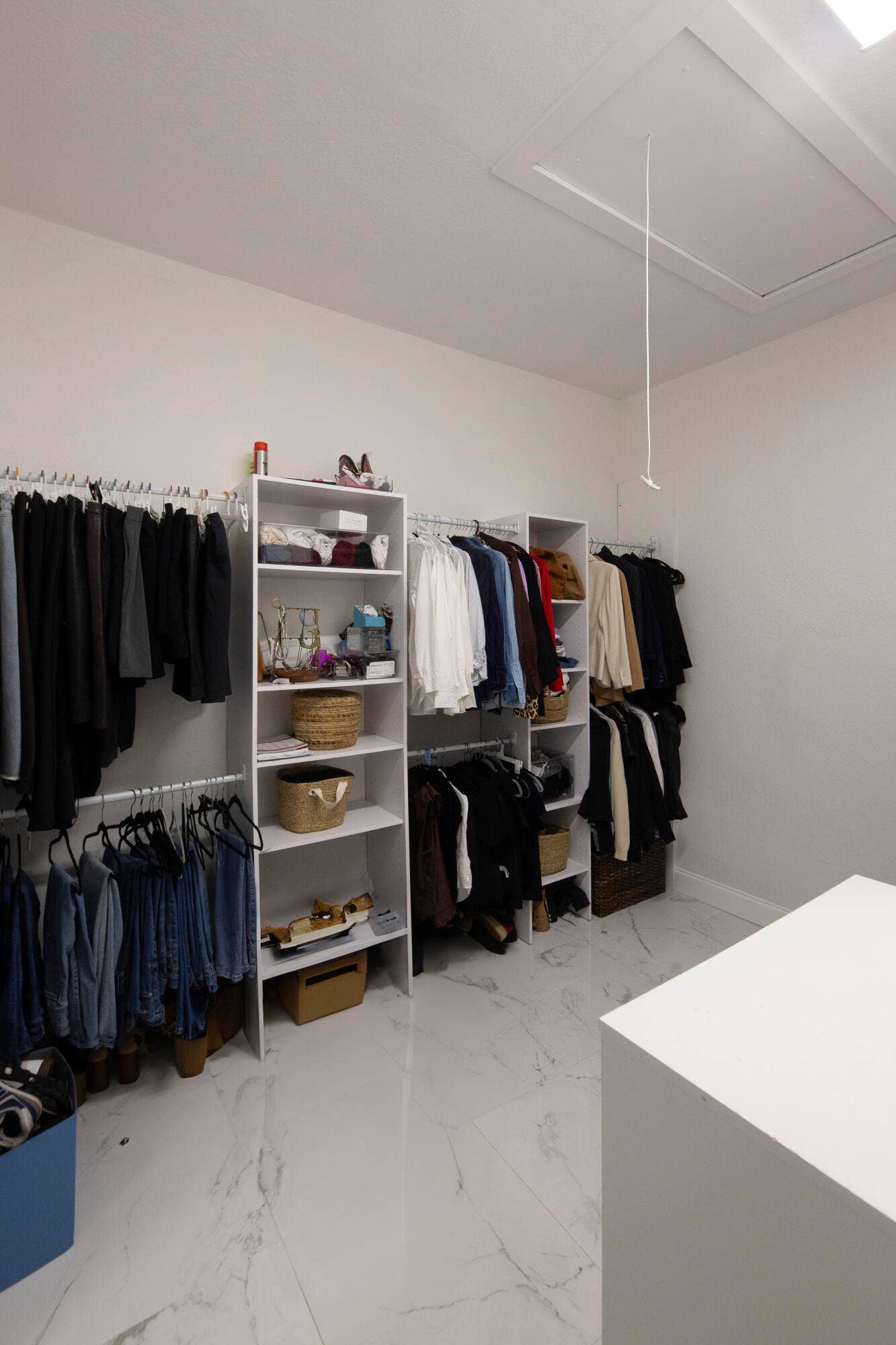 Primary walk-in closet