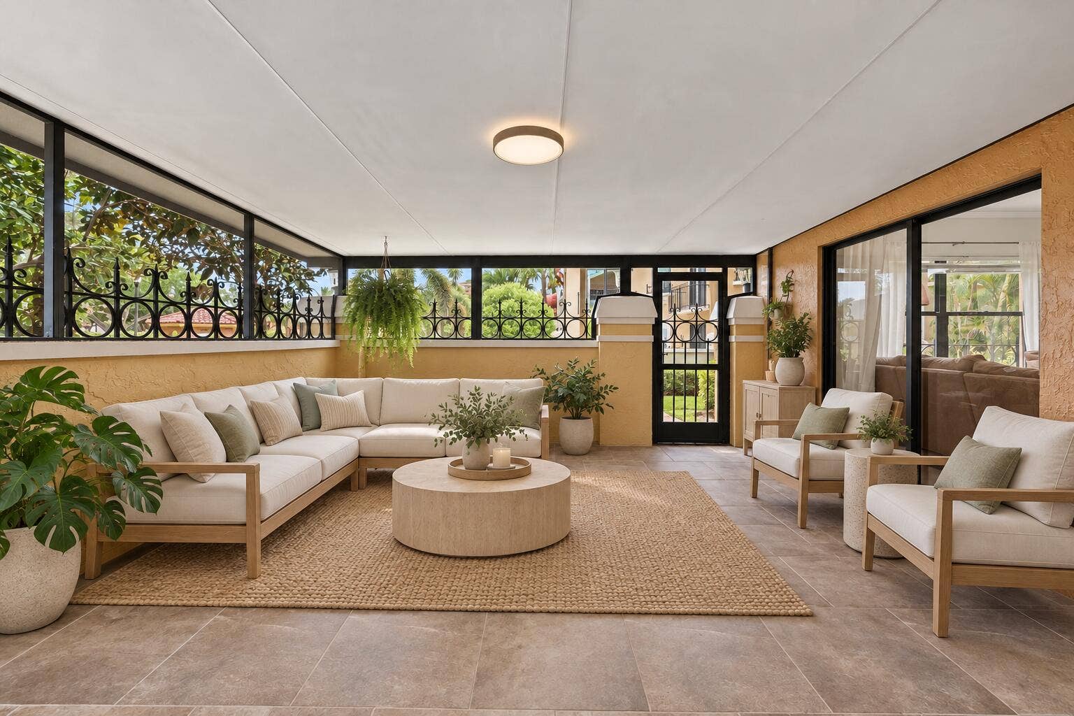24 Uno Lago Drive, Juno Beach, FL 33408 Ai rendering patio