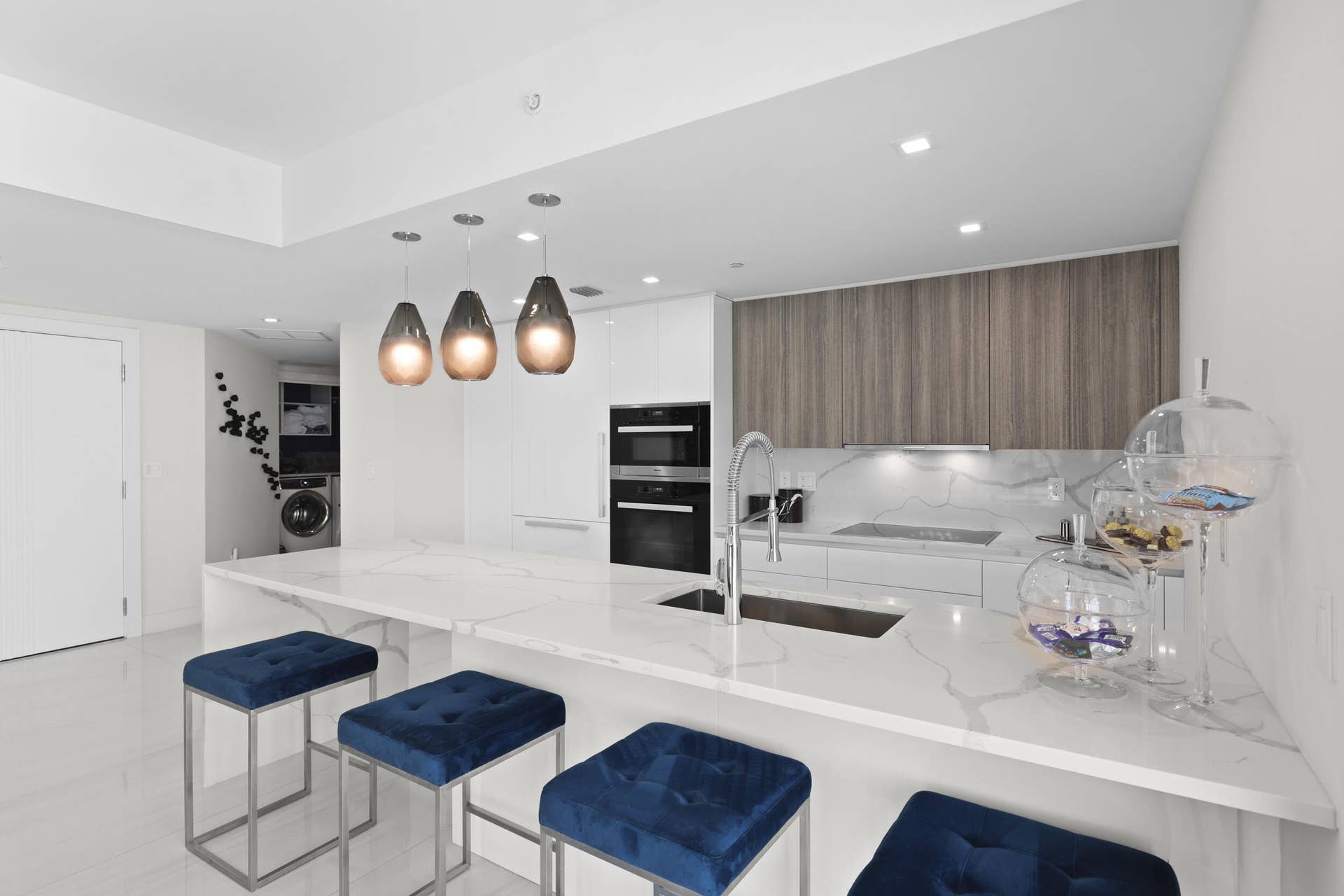 730 N Ocean Boulevard, Pompano Beach, FL 33062 Beyond the chef's kitchen lie 2 guest bedrooms, 3 full bathrooms and a den with style that is rarely seen.