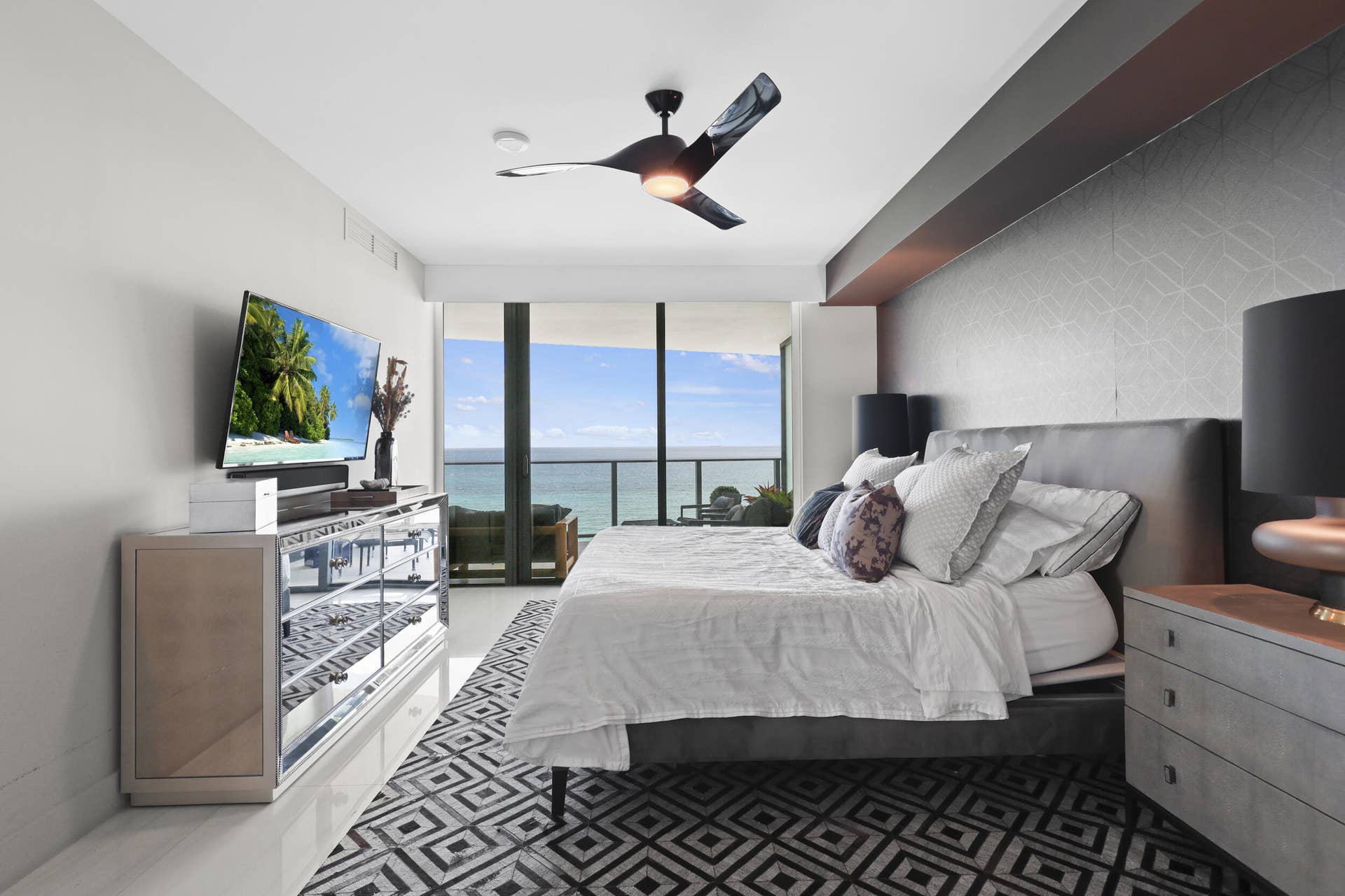 730 N Ocean Boulevard, Pompano Beach, FL 33062 As your automated blackout shades retreat into the ceiling, you will awake every morning with Oceanfront Sunrises.