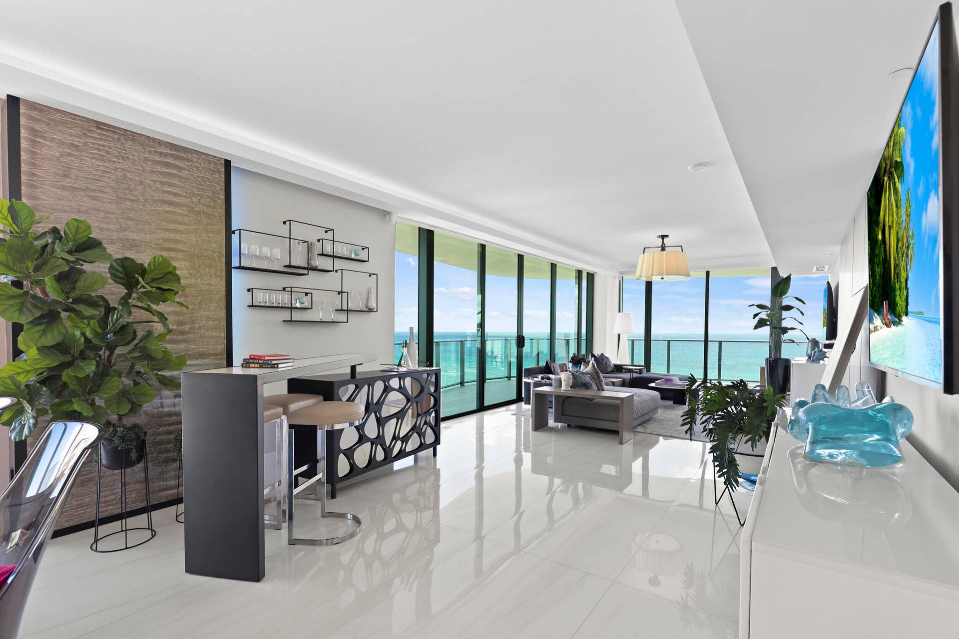 730 N Ocean Boulevard, Pompano Beach, FL 33062 From the moment you enter, sweeping ocean views unfold before you, creating an unforgettable first impression.