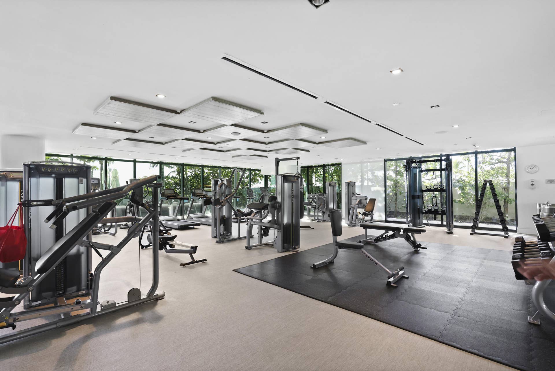 730 N Ocean Boulevard, Pompano Beach, FL 33062 The state of the art fitness center overlooks the Atlantic Ocean.