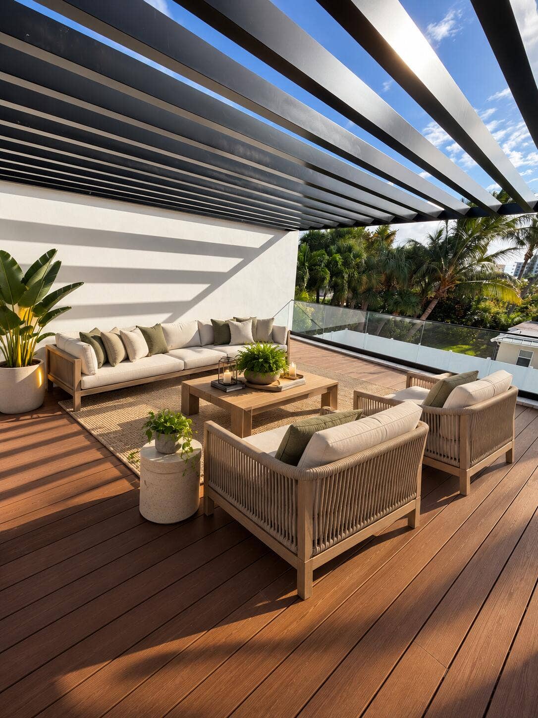 227 Edwards Lane, Palm Beach Shores, FL 33404 Rendering 227 Edwards roof top terrace