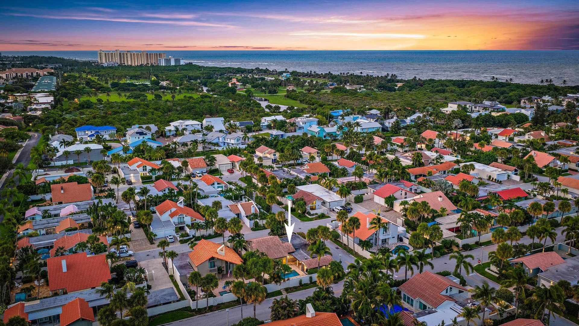 101 W Spearfish Lane, Jupiter, FL 33477 Aerial View