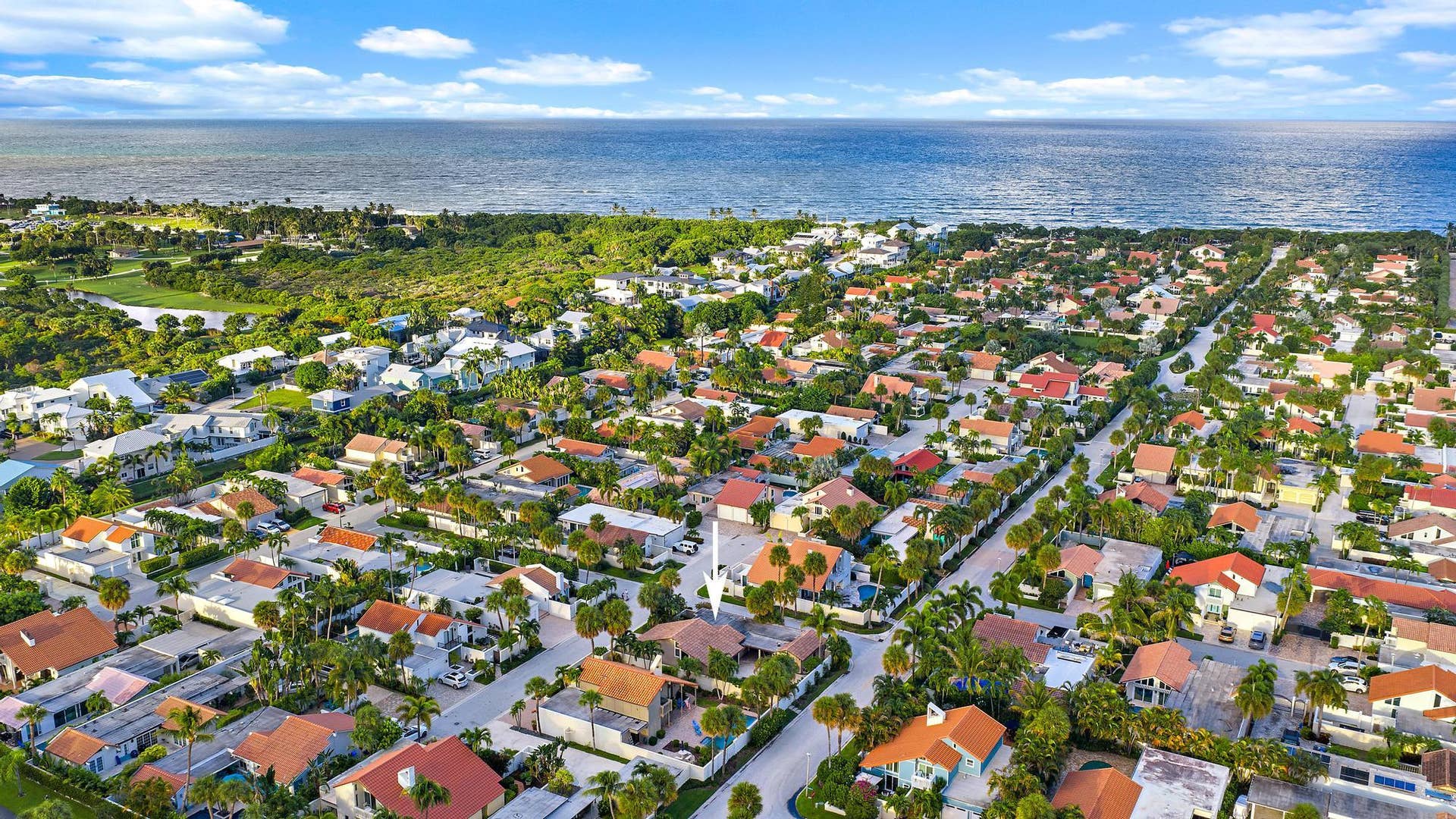 101 W Spearfish Lane, Jupiter, FL 33477 Aerial View