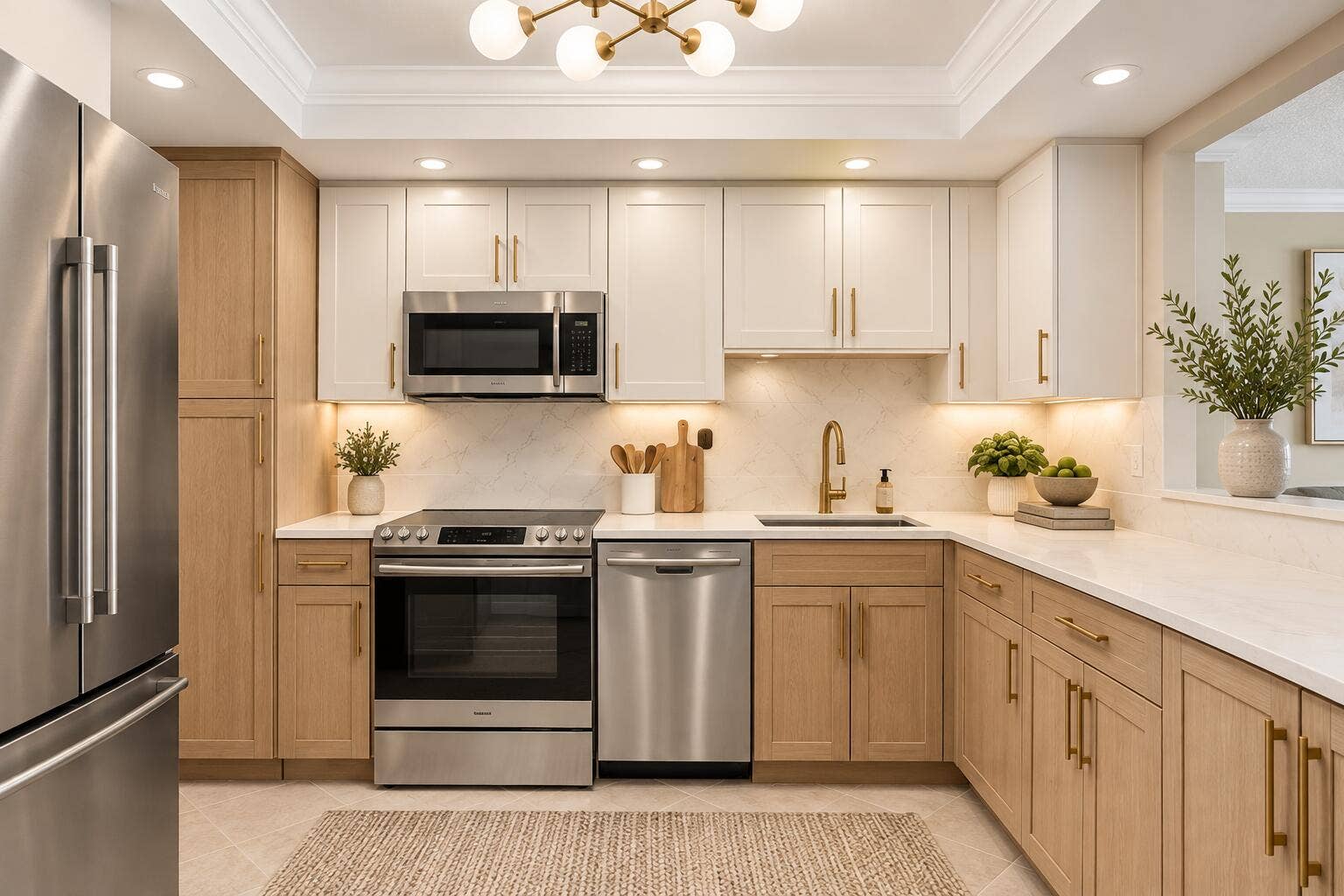 VIRTUALLY RENOVATED KITCHEN
