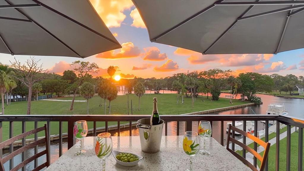 1350 River Reach Drive, #417, Fort Lauderdale, FL 33315 Sunsets from the balcony
