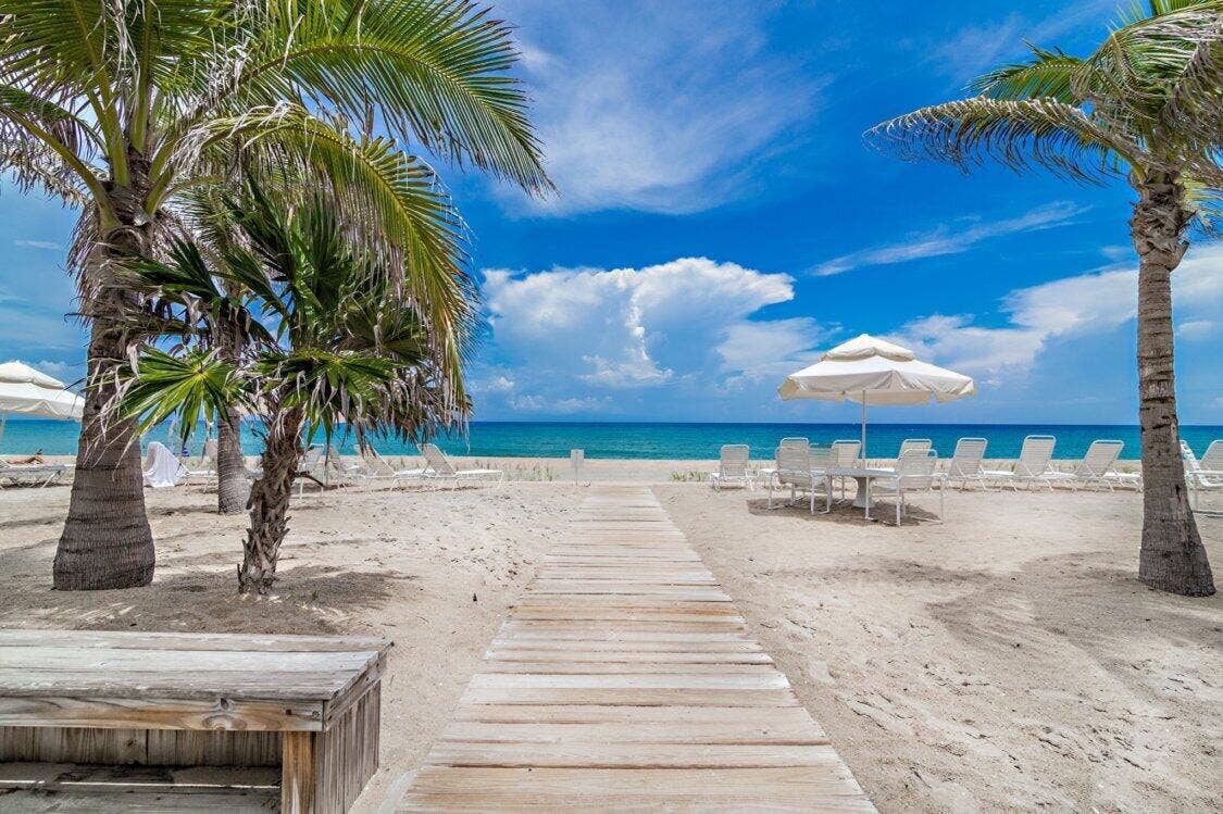 Private deeded beach parcel