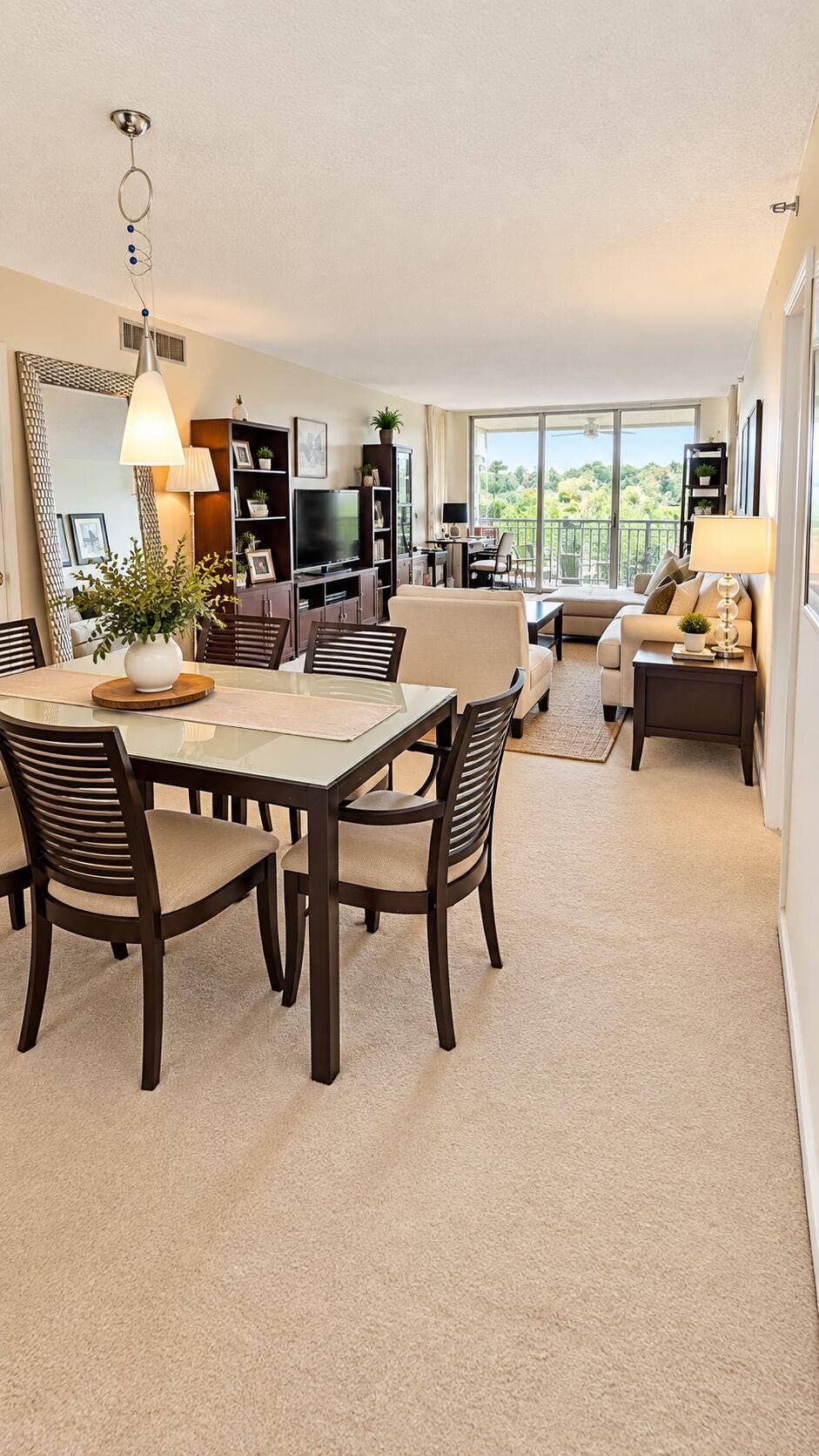 3510 OAKS Way, #408, Pompano Beach, FL 33069 Dining-Living Room