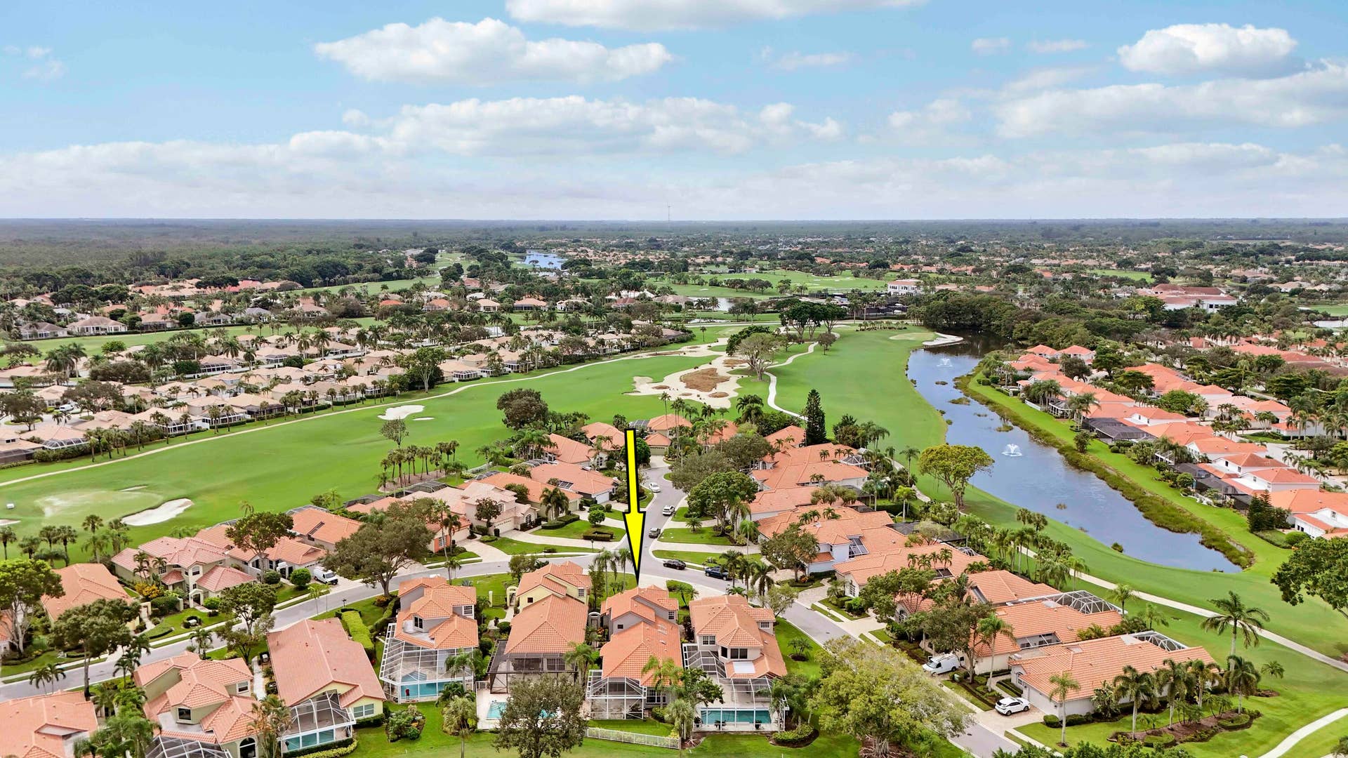 10375 OSPREY Trace, West Palm Beach, FL 33412 Aerial Golf View