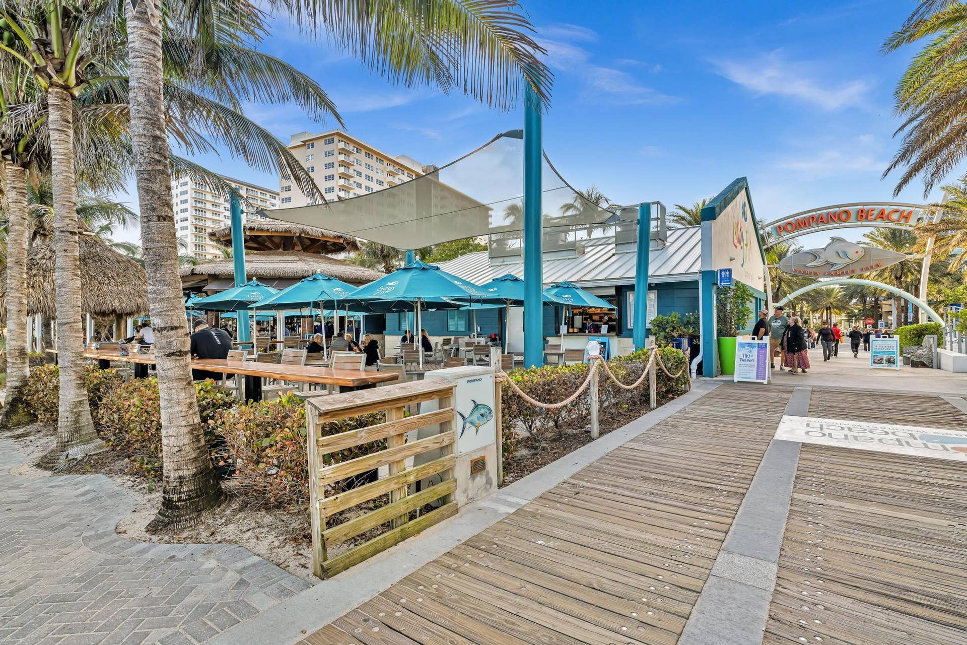 301 N Ocean Boulevard, #709, Pompano Beach, FL 33062 Pier offers dining and live music events