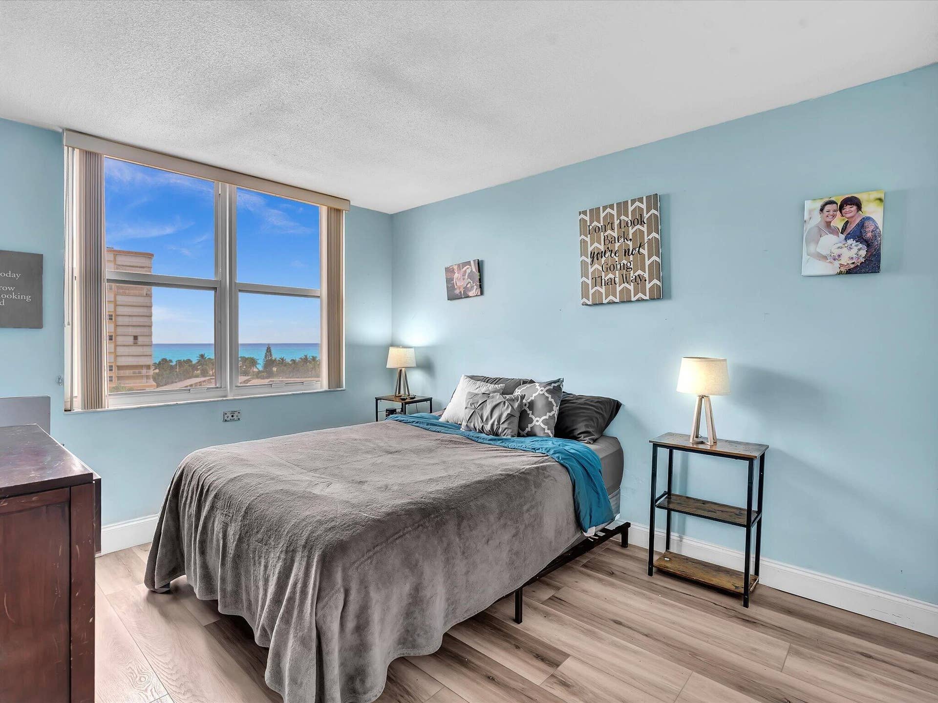 301 N Ocean Boulevard, #709, Pompano Beach, FL 33062 2nd Bedroom with ocean views