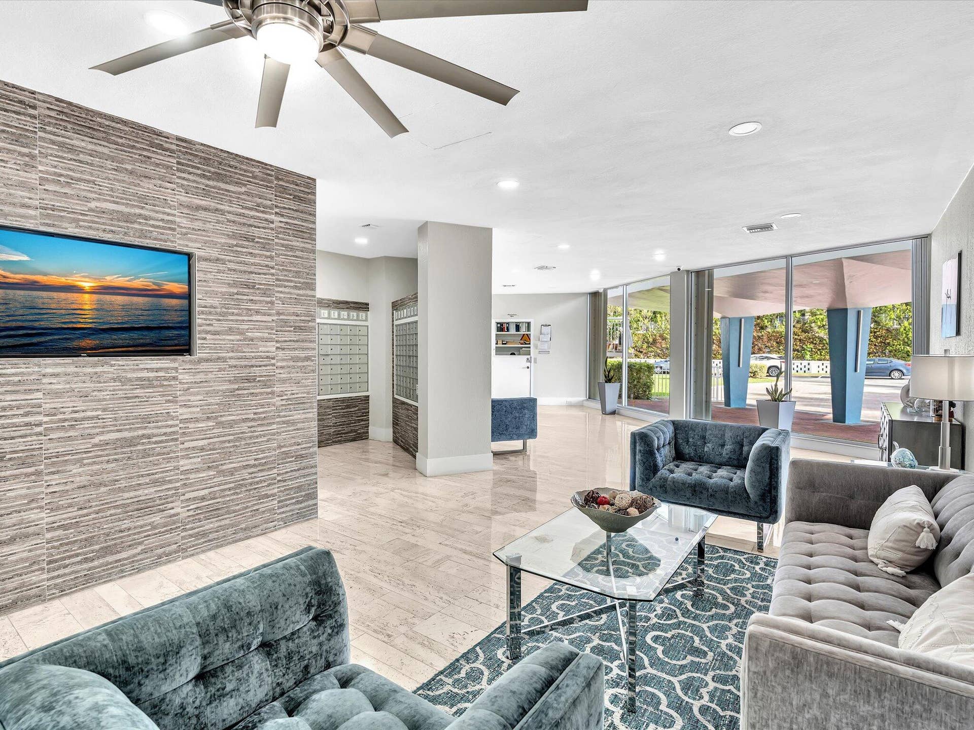 301 N Ocean Boulevard, #709, Pompano Beach, FL 33062 40-16-updated modern furniture and light