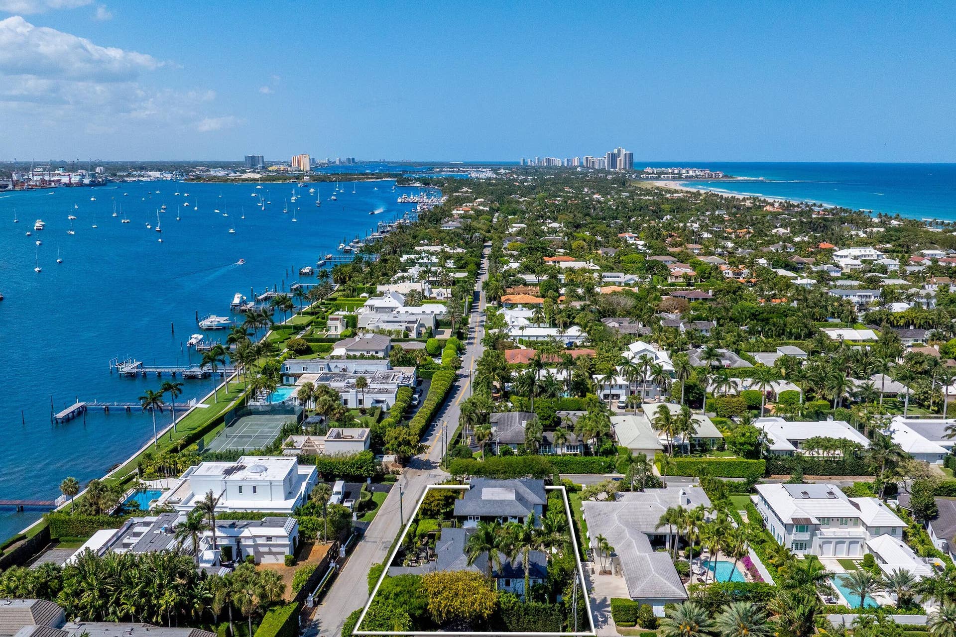 1053 N Lake Way, Palm Beach, FL 33480 Aerial