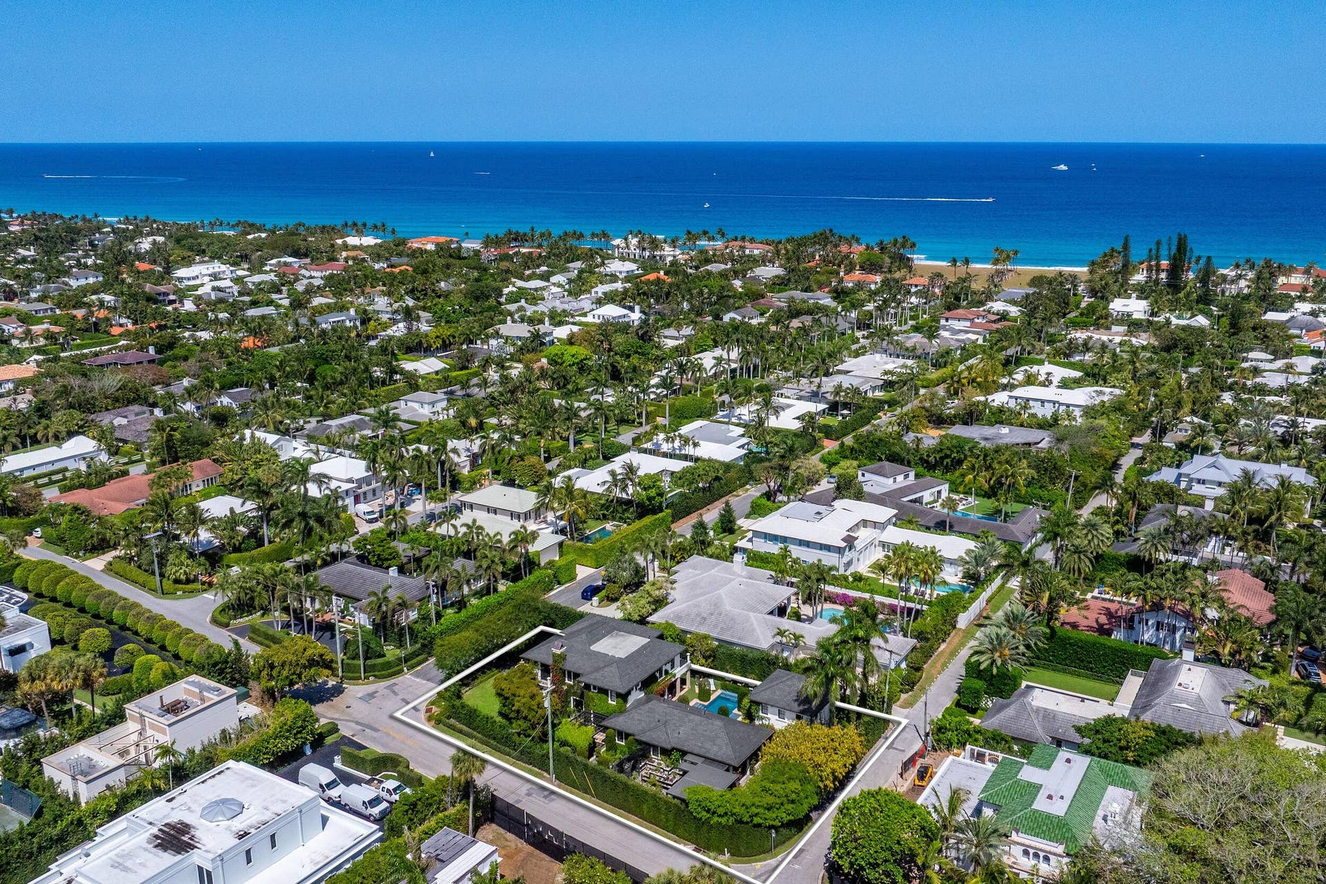 1053 N Lake Way, Palm Beach, FL 33480 Aerial
