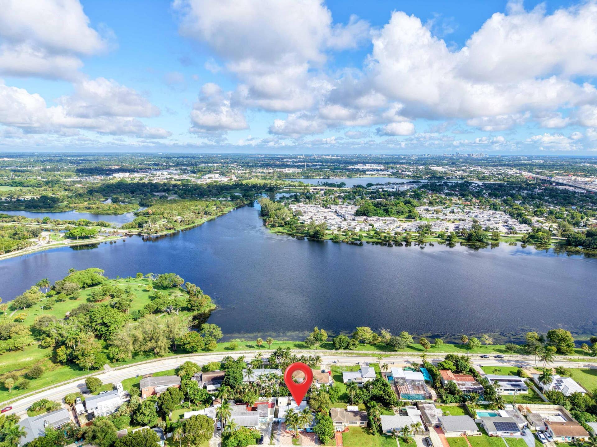 Panoramic to North