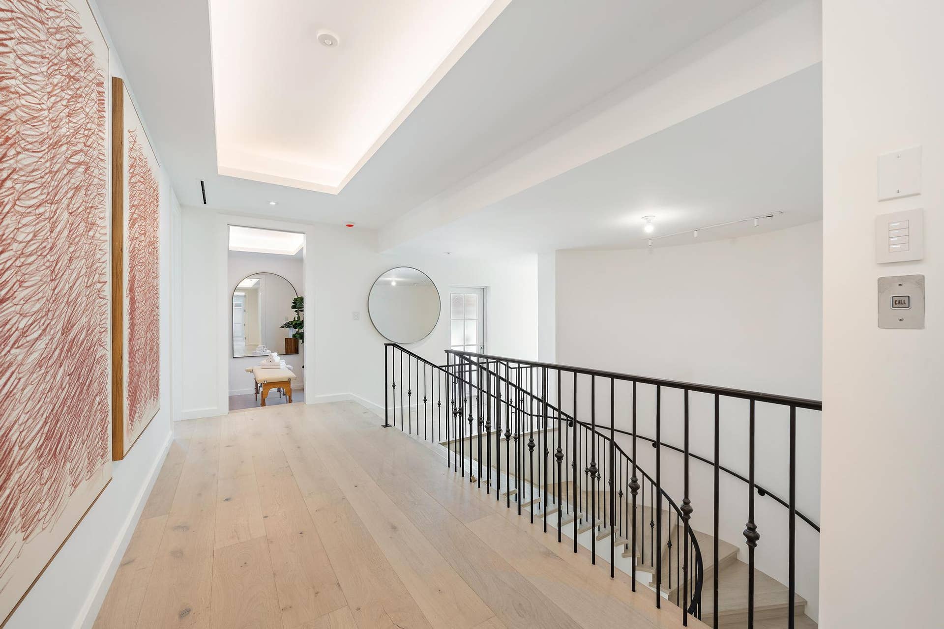 301 Plantation Road, Palm Beach, FL 33480 Staircase Landing