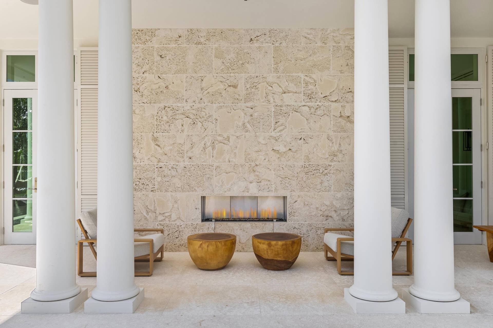 301 Plantation Road, Palm Beach, FL 33480 Loggia